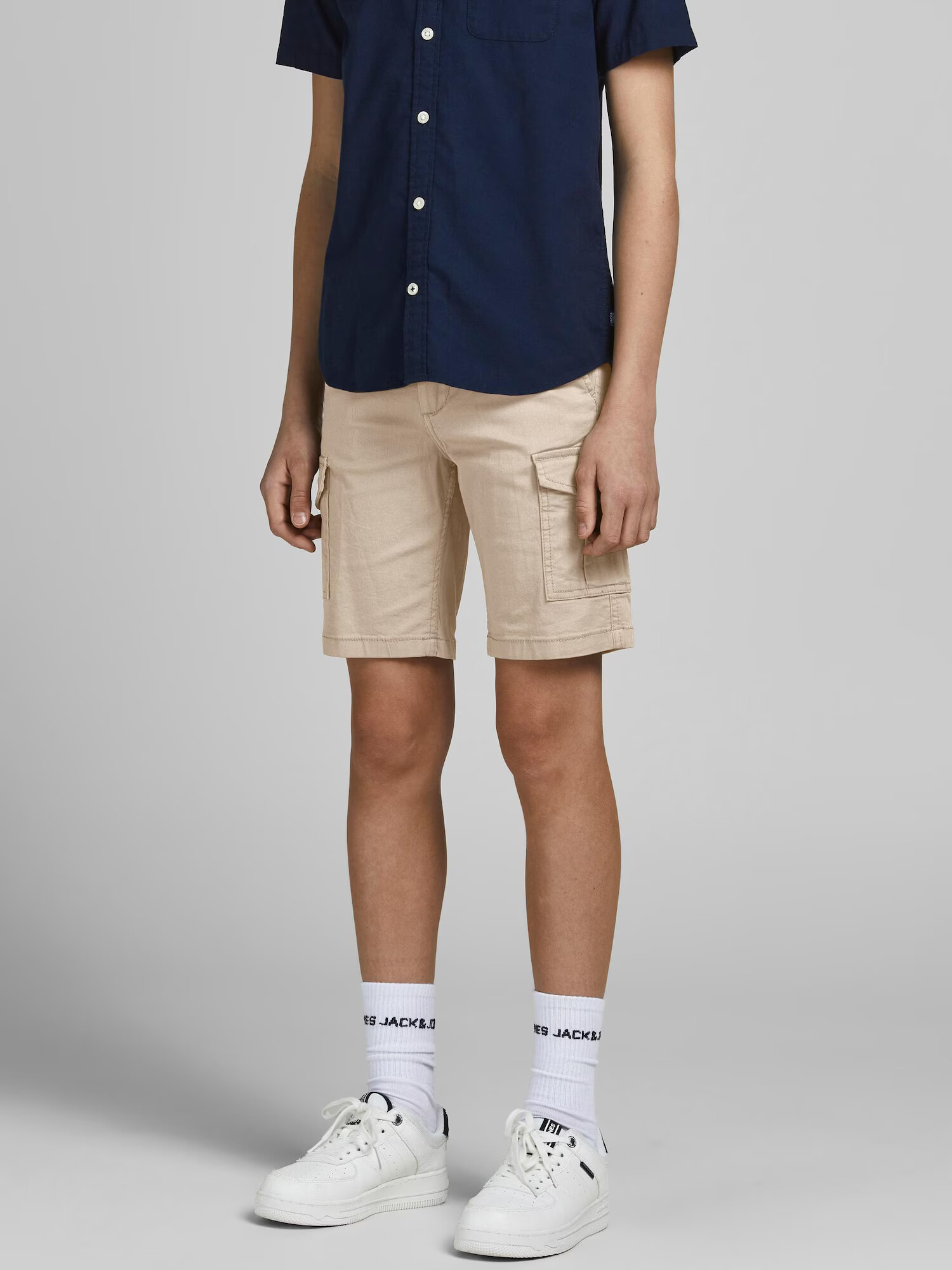 Jack & Jones Junior Pantaloni 'Joe' bej deschis - Pled.ro