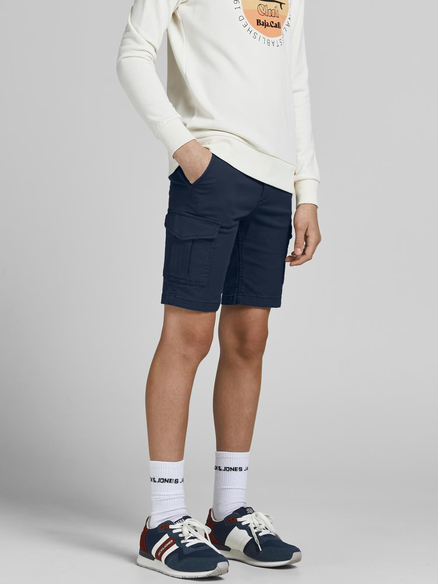 Jack & Jones Junior Pantaloni 'JOE' bleumarin - Pled.ro