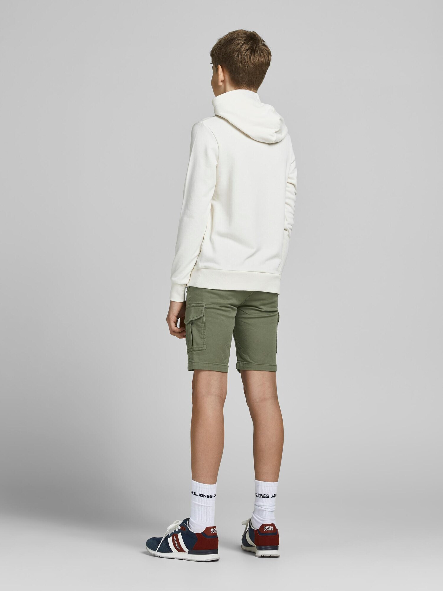 Jack & Jones Junior Pantaloni 'Joe' kaki - Pled.ro