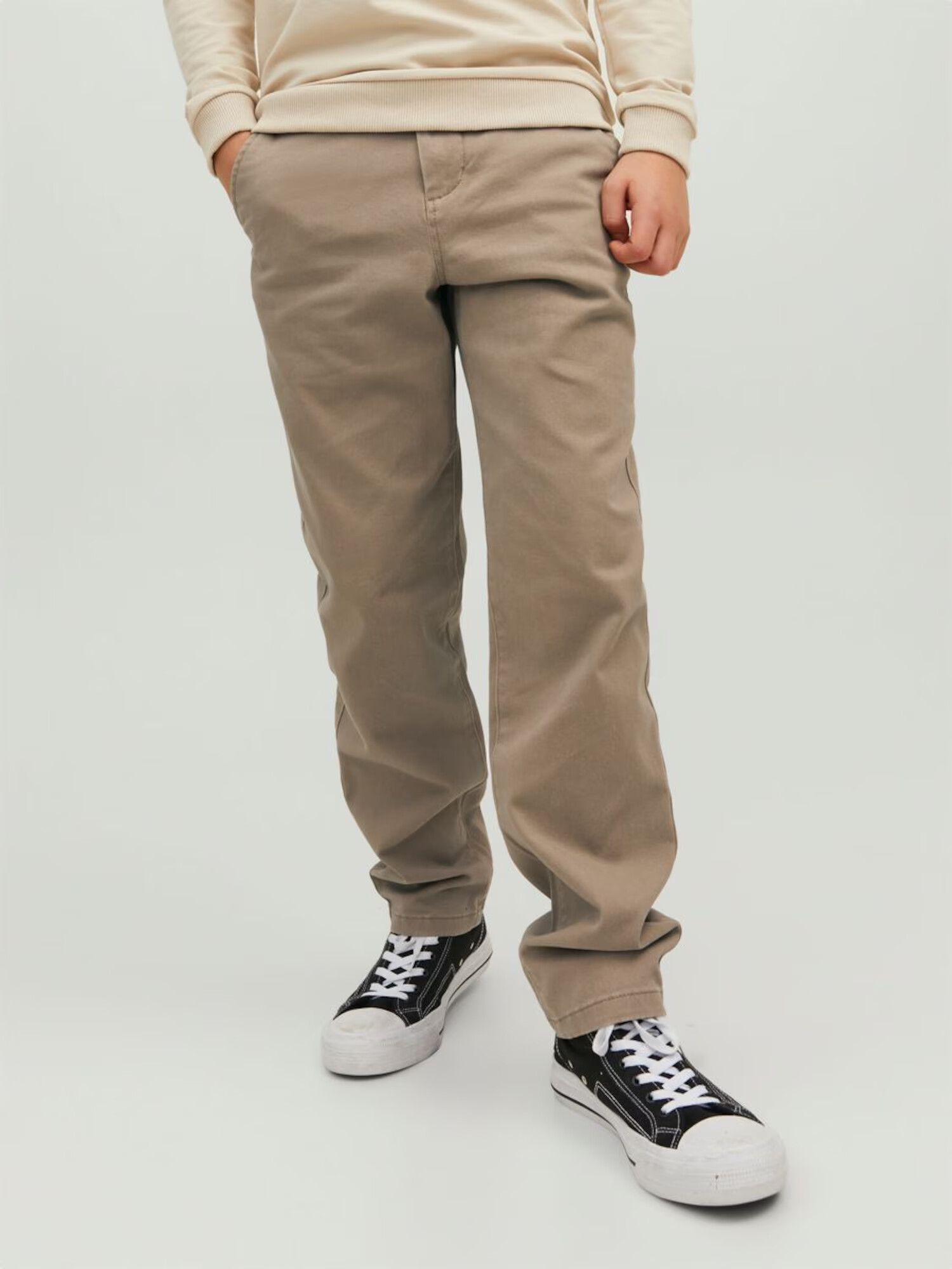 Jack & Jones Junior Pantaloni 'Marco Dave' bej închis - Pled.ro