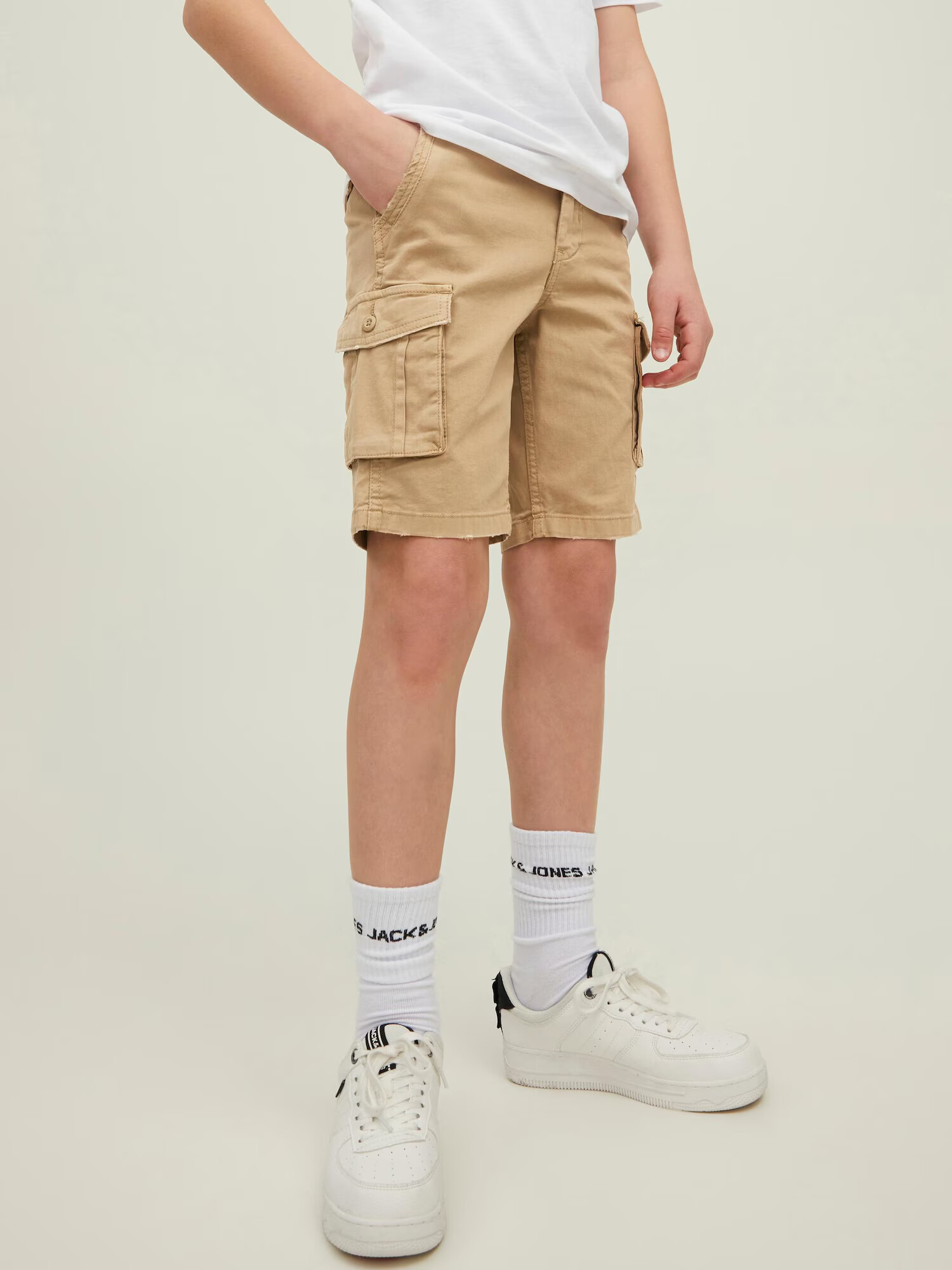 Jack & Jones Junior Pantaloni maro deschis - Pled.ro