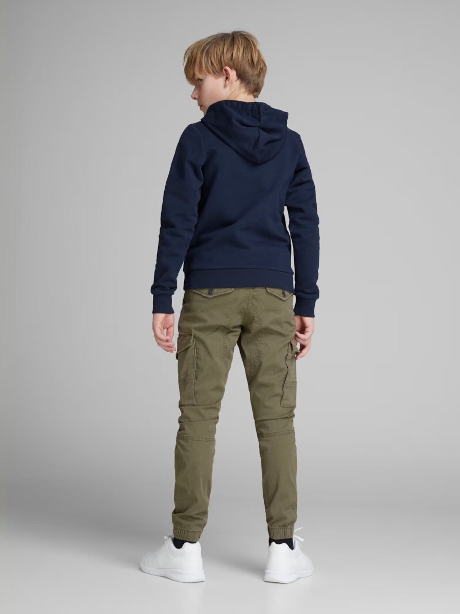 Jack & Jones Junior Pantaloni 'Paul' kaki - Pled.ro