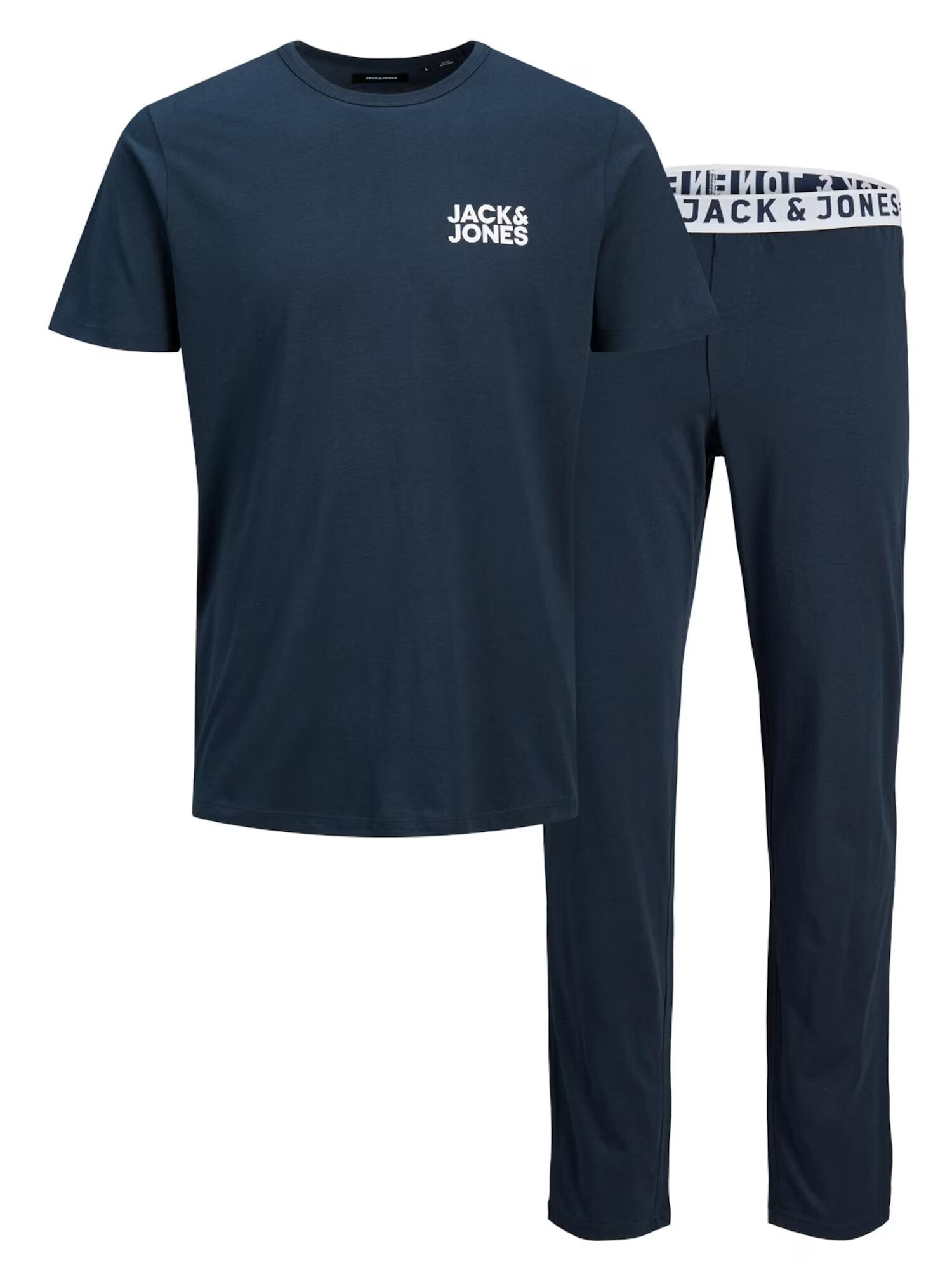 Jack & Jones Junior Pijamale bleumarin / alb - Pled.ro