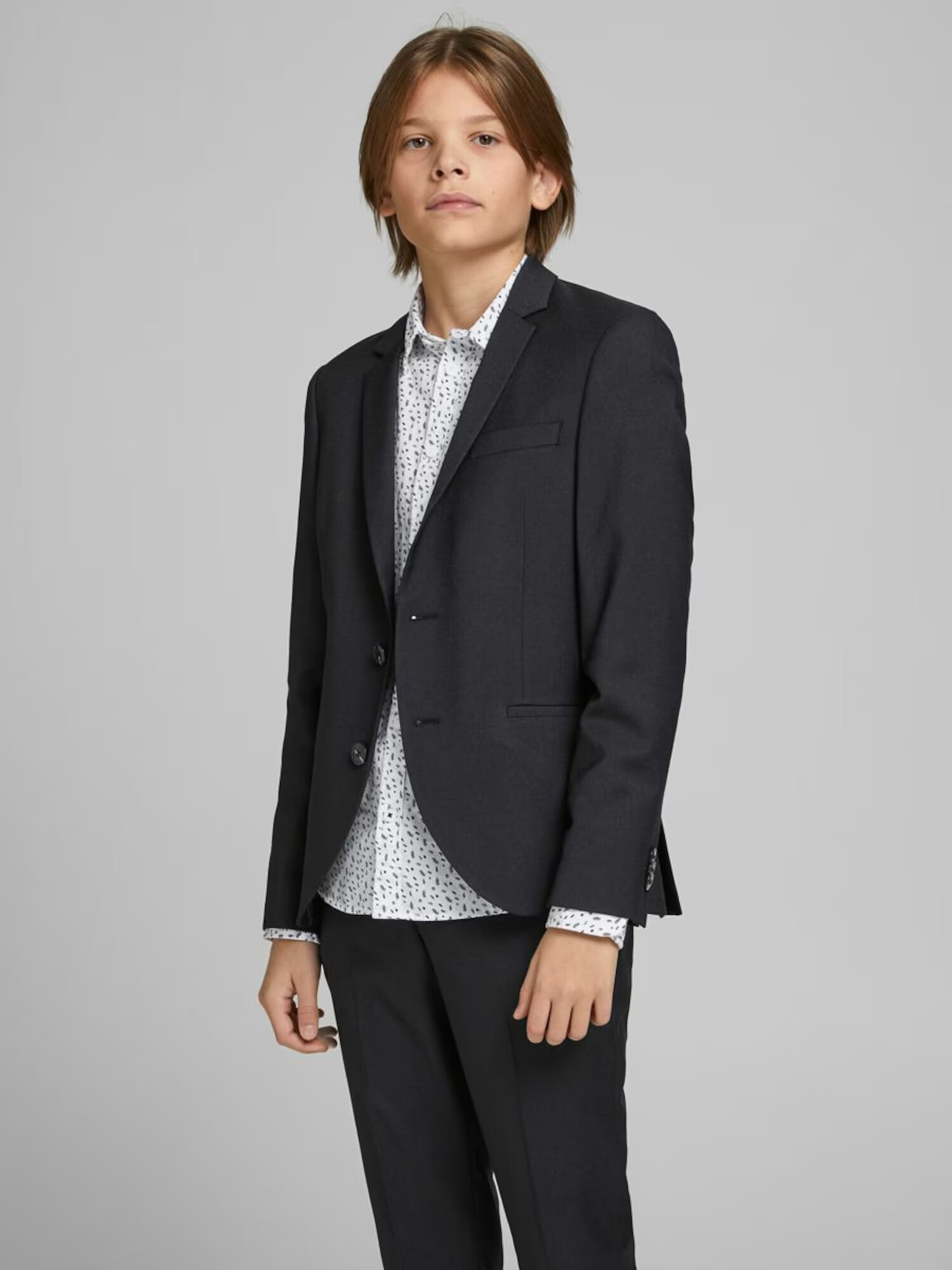 Jack & Jones Junior Sacou 'Solaris' negru - Pled.ro