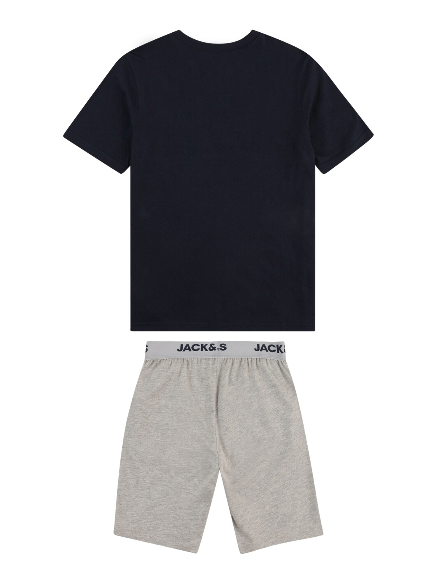 Jack & Jones Junior Set 'AARON' bleumarin / gri amestecat / portocaliu - Pled.ro