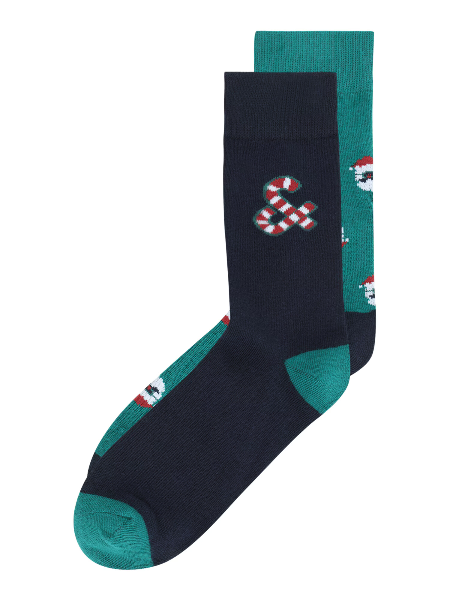 Jack & Jones Junior Seturi de lenjerie 'SWEET SANTA' bleumarin / verde pin / roșu / alb - Pled.ro