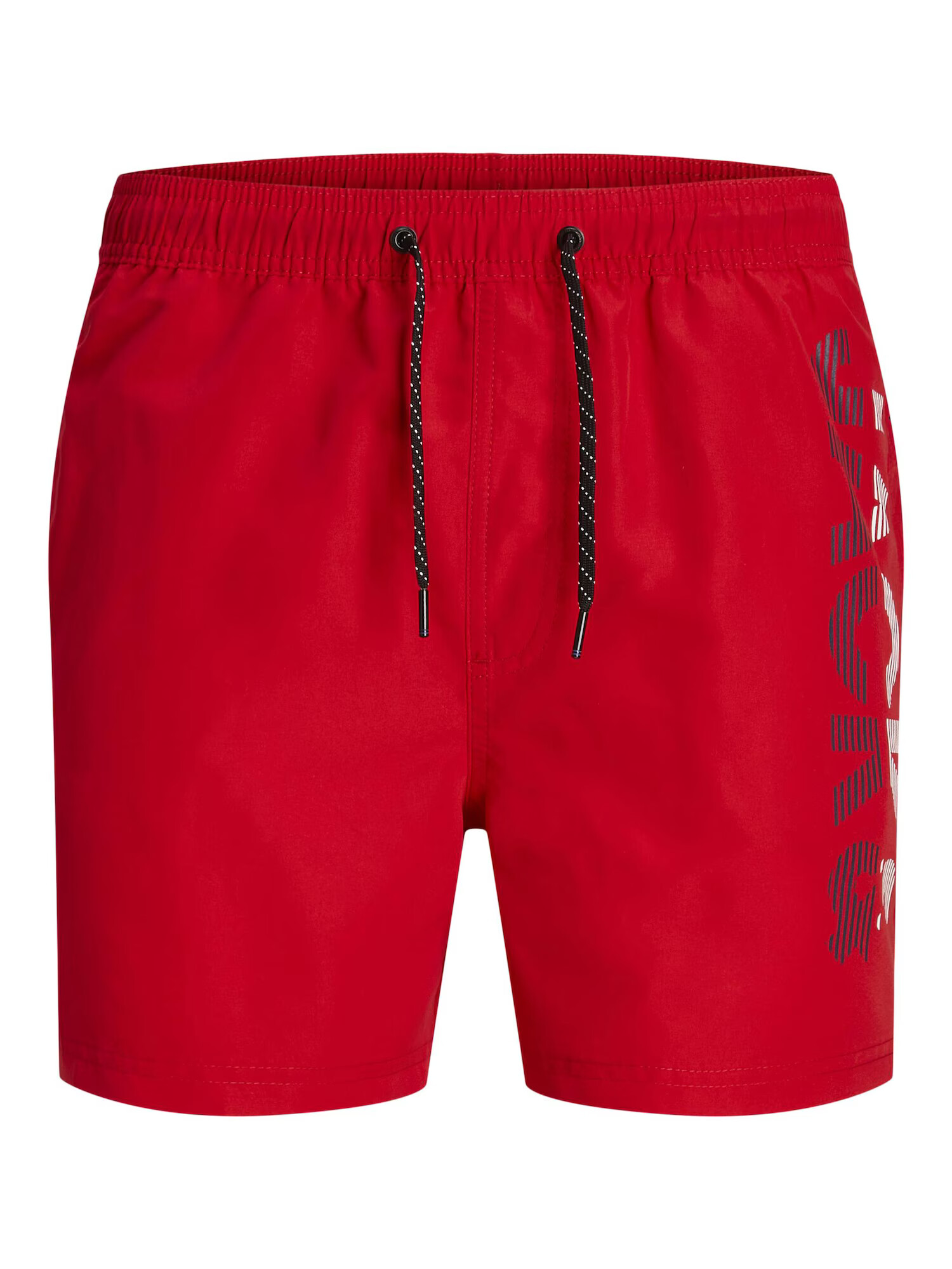 Jack & Jones Junior Șorturi de baie 'FIJI' bleumarin / roșu deschis / alb - Pled.ro