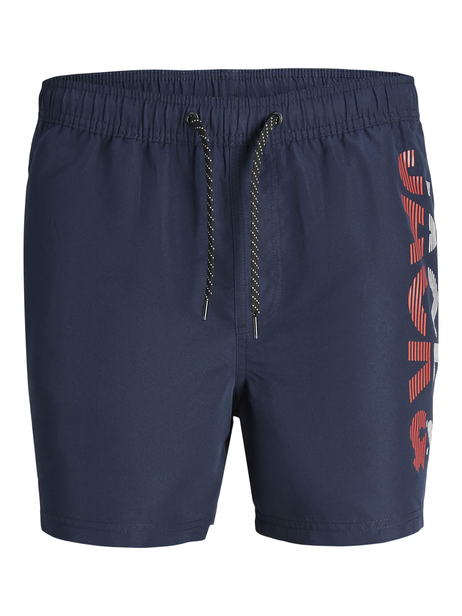 Jack & Jones Junior Șorturi de baie 'FIJI' bleumarin / roșu deschis / alb - Pled.ro