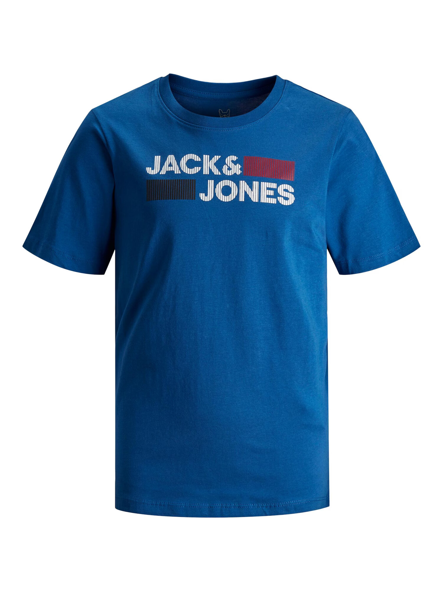 Jack & Jones Junior Tricou albastru regal / roși aprins / negru / alb - Pled.ro