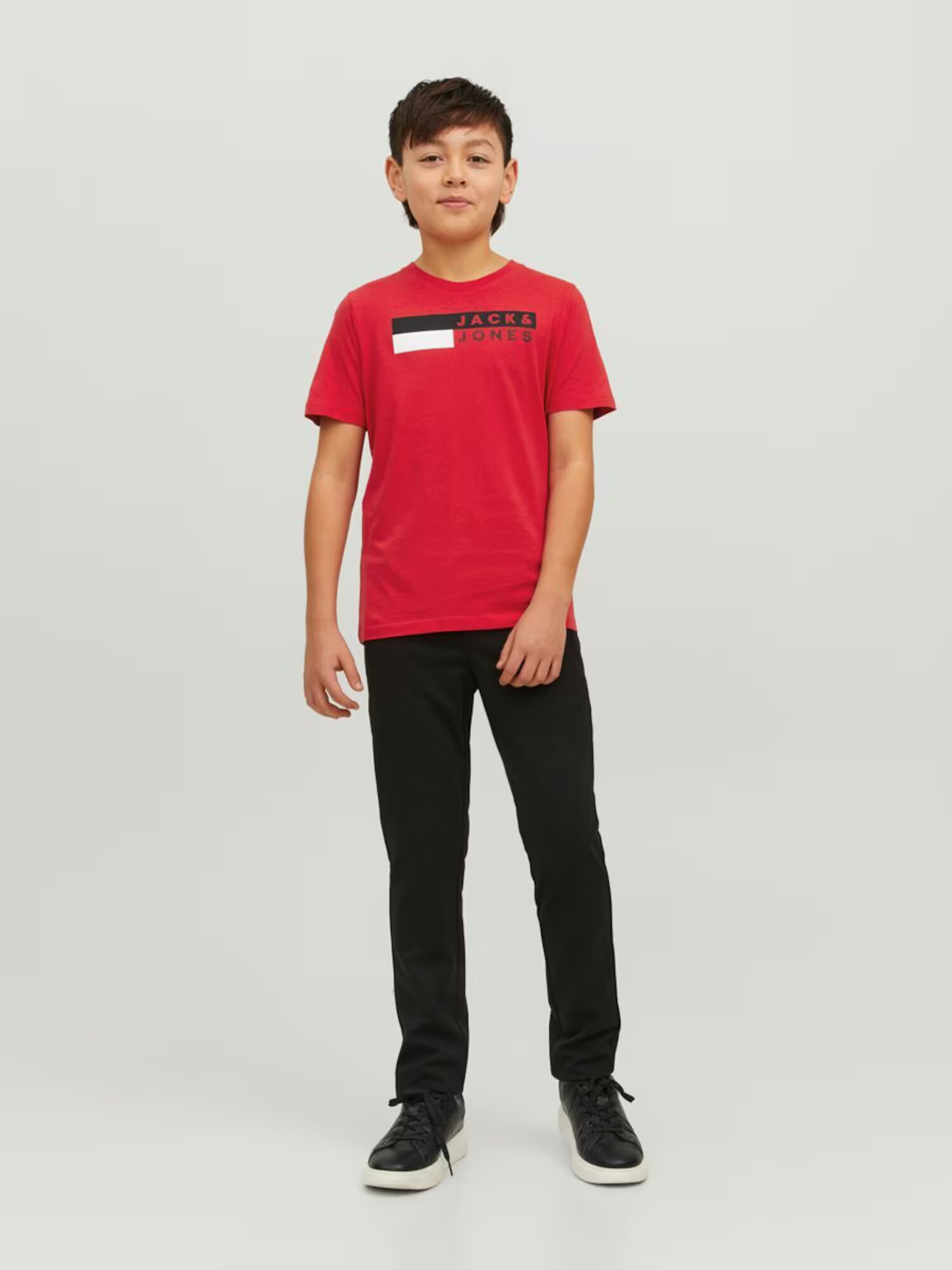 Jack & Jones Junior Tricou albastru / roșu / alb - Pled.ro