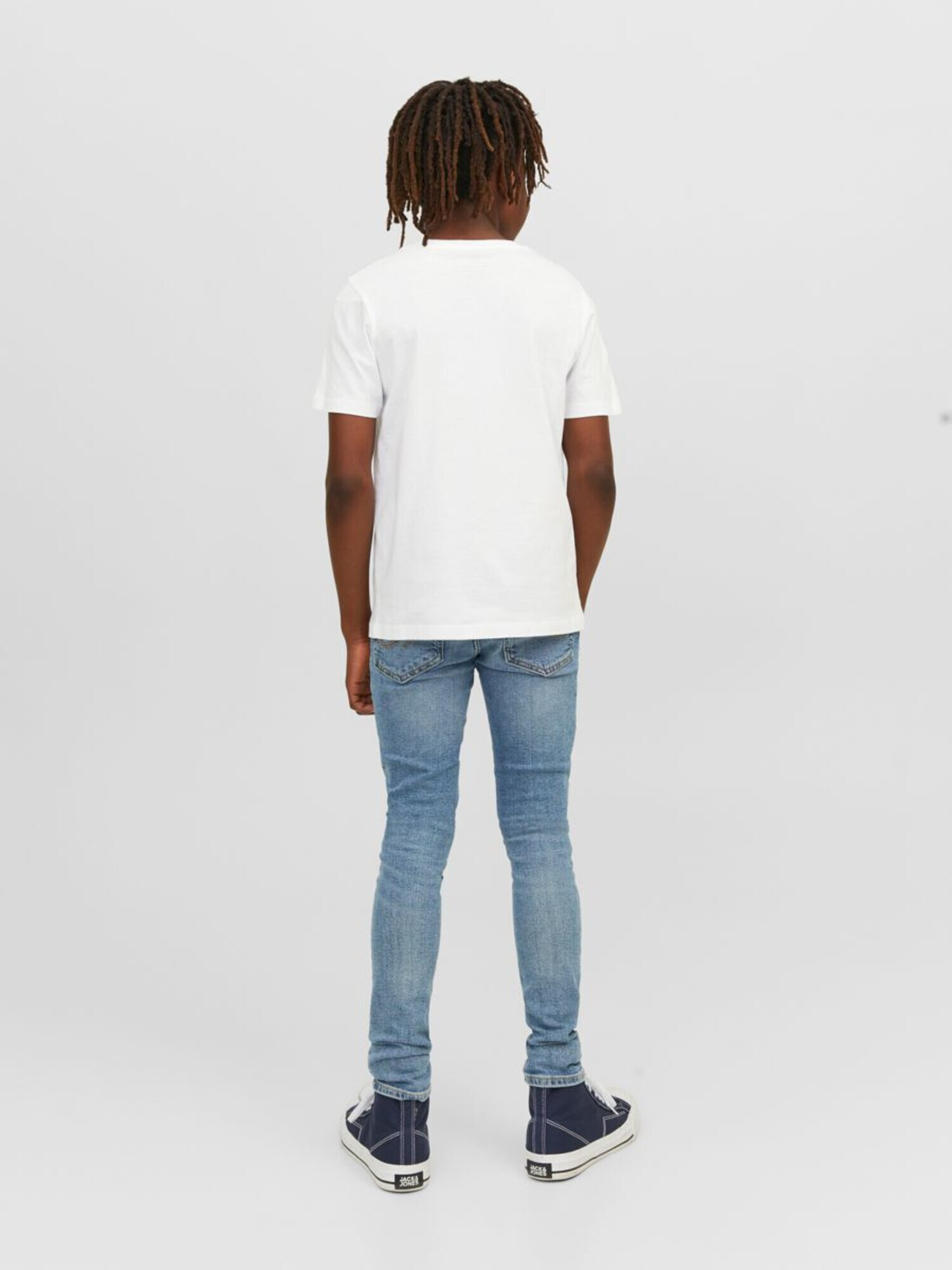 Jack & Jones Junior Tricou albastru / roșu / alb - Pled.ro