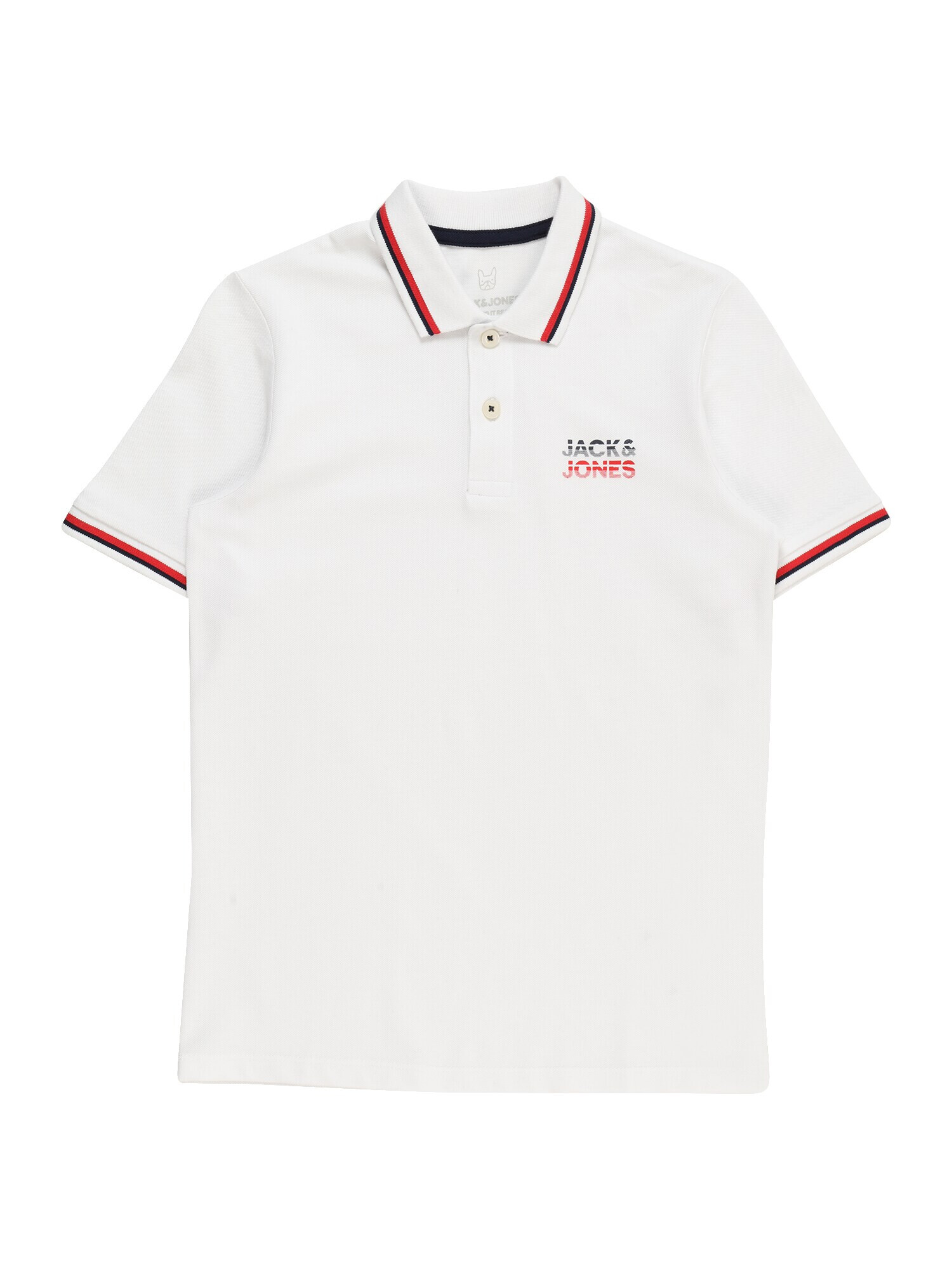 Jack & Jones Junior Tricou 'ATLAS' bleumarin / roșu / alb - Pled.ro