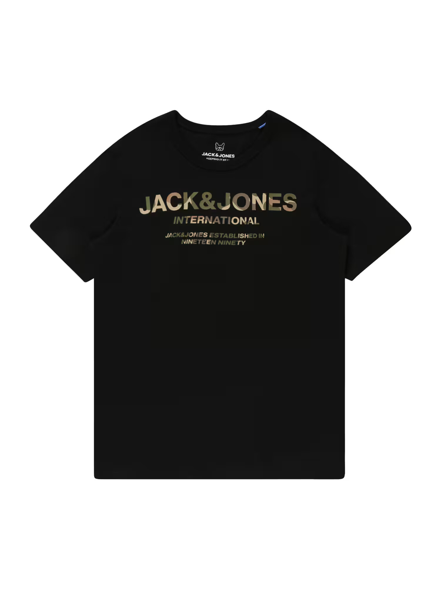 Jack & Jones Junior Tricou bej / maro / kaki / negru - Pled.ro