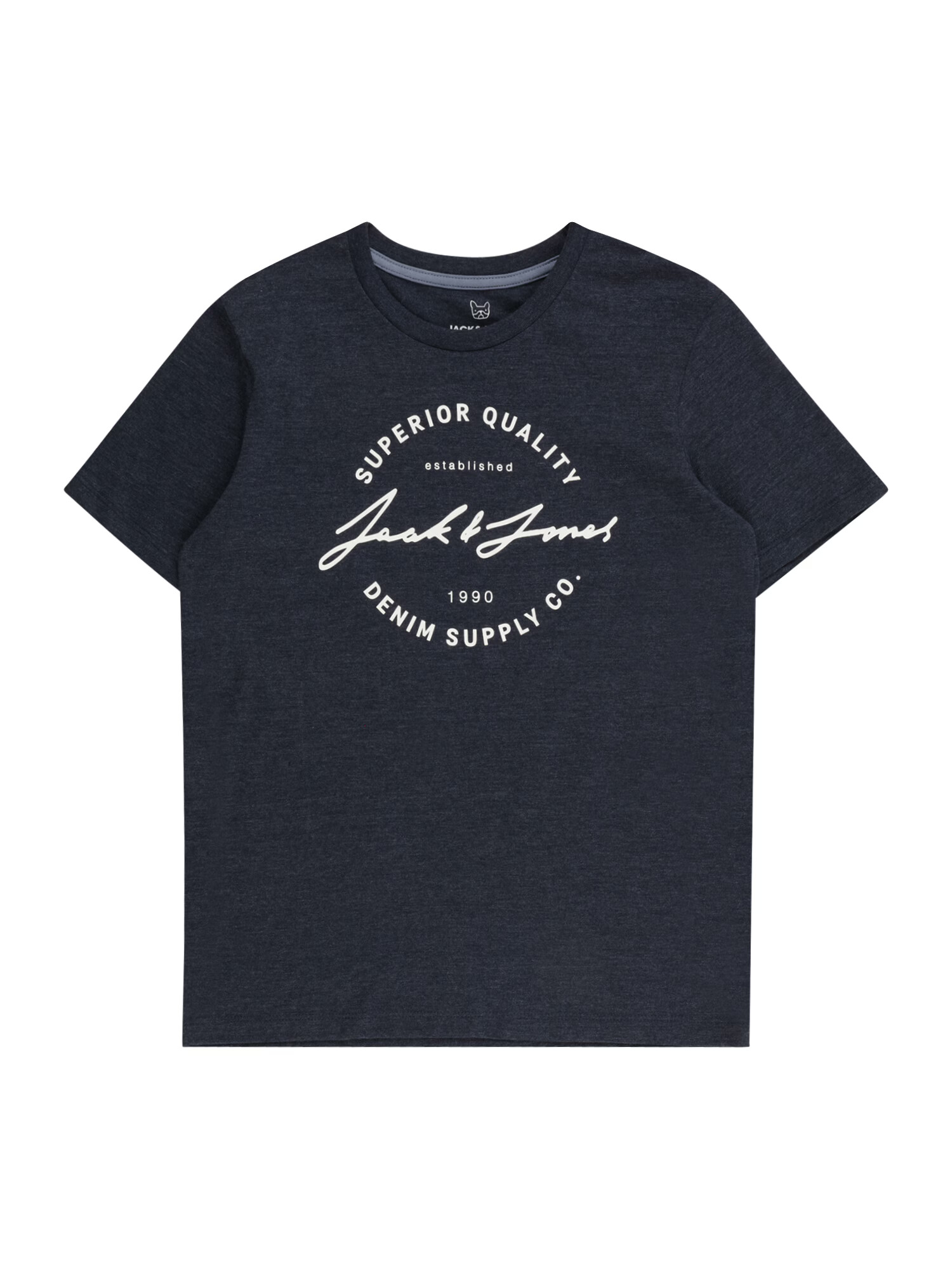 Jack & Jones Junior Tricou bleumarin / alb - Pled.ro