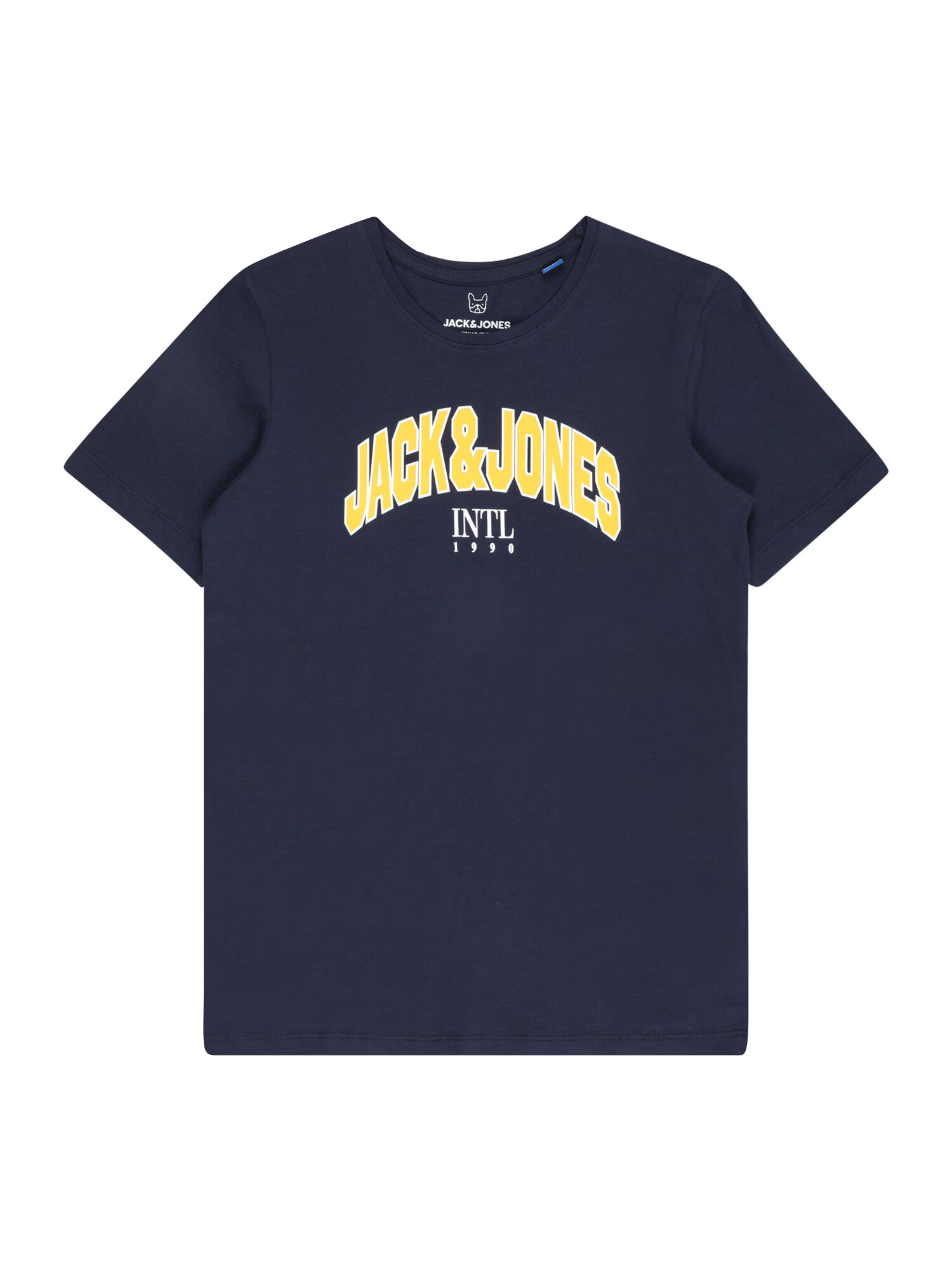 Jack & Jones Junior Tricou bleumarin / galben / alb - Pled.ro