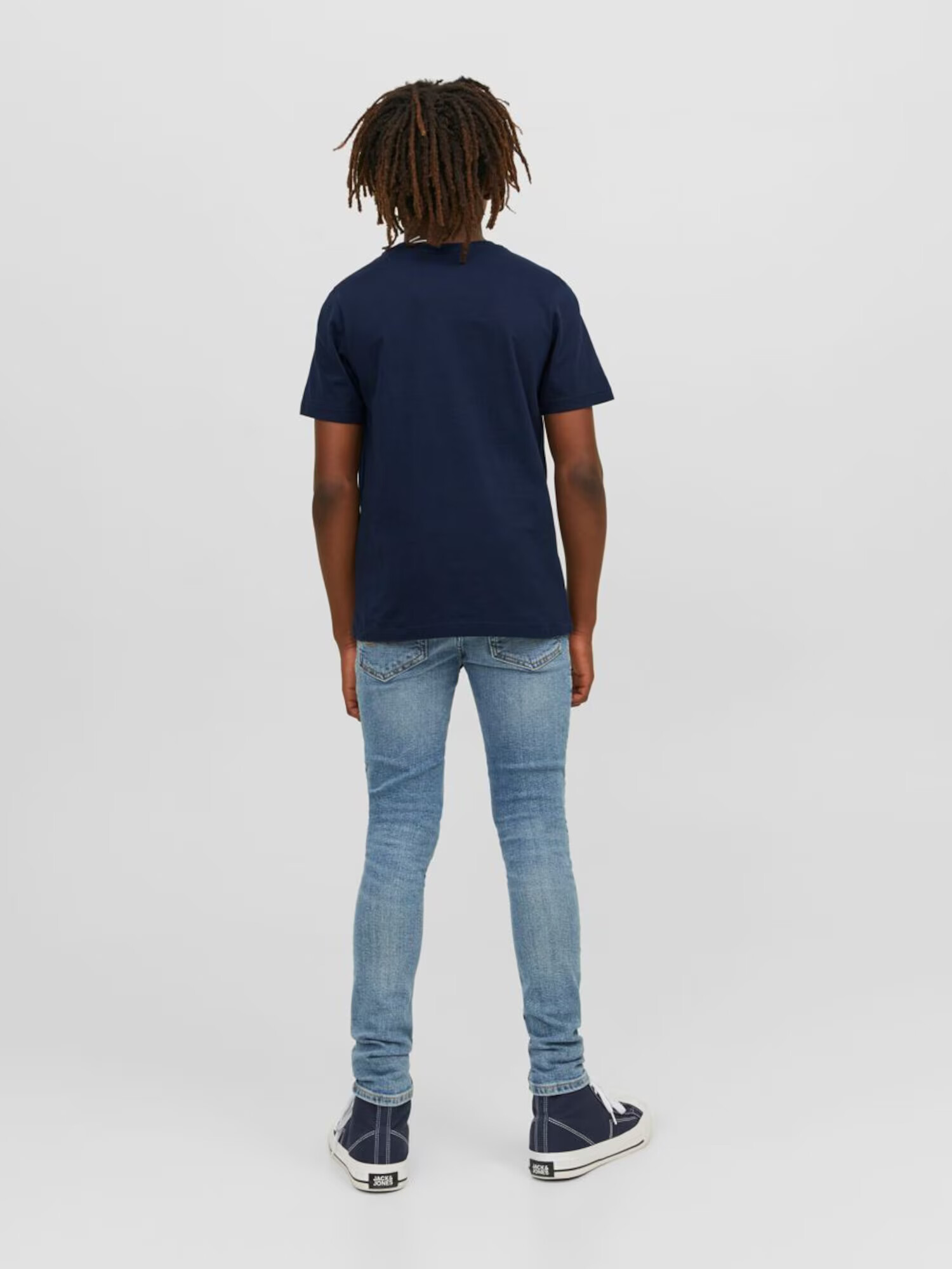 Jack & Jones Junior Tricou bleumarin / roșu / alb - Pled.ro