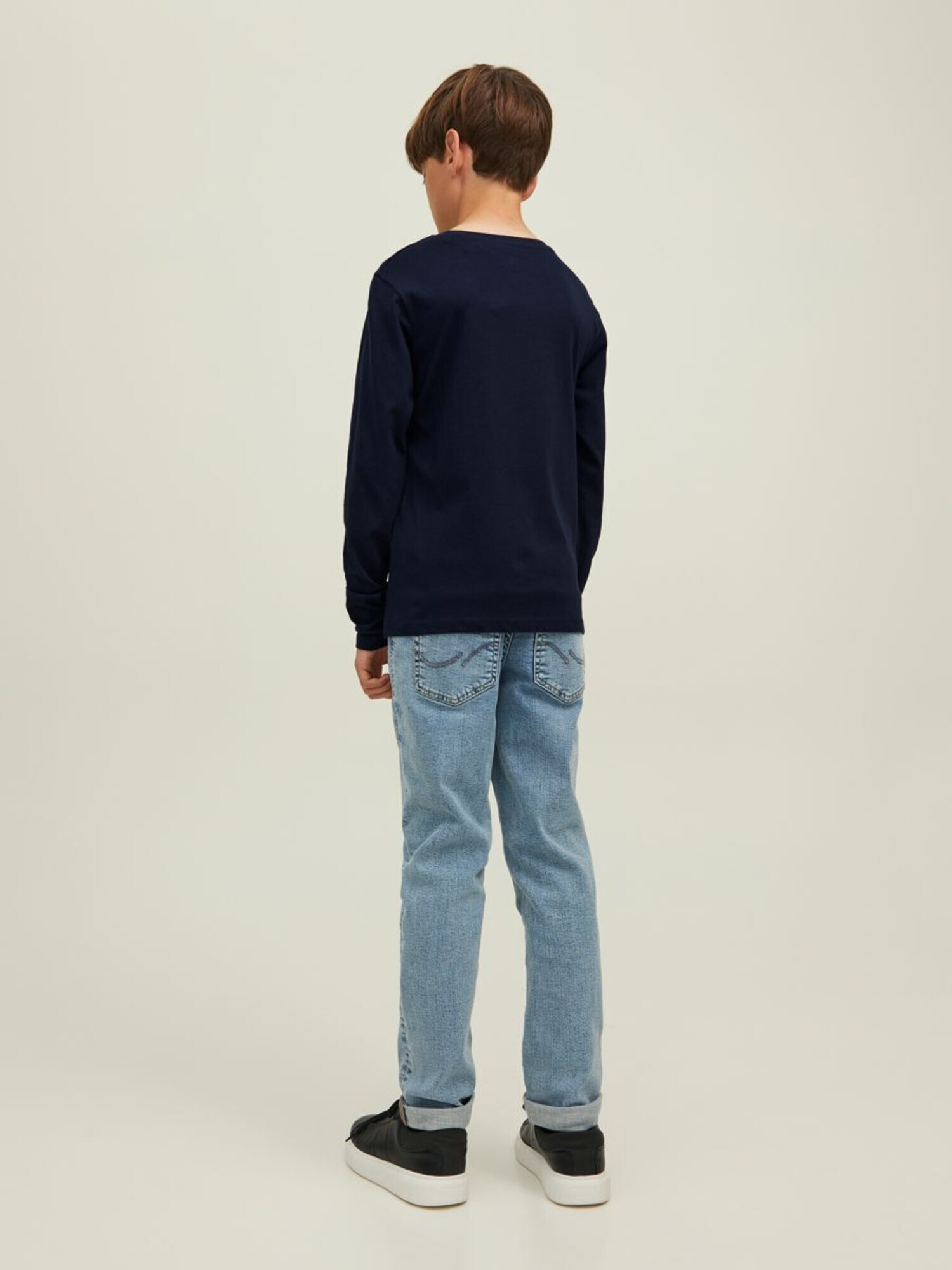 Jack & Jones Junior Tricou bleumarin / roșu / alb - Pled.ro