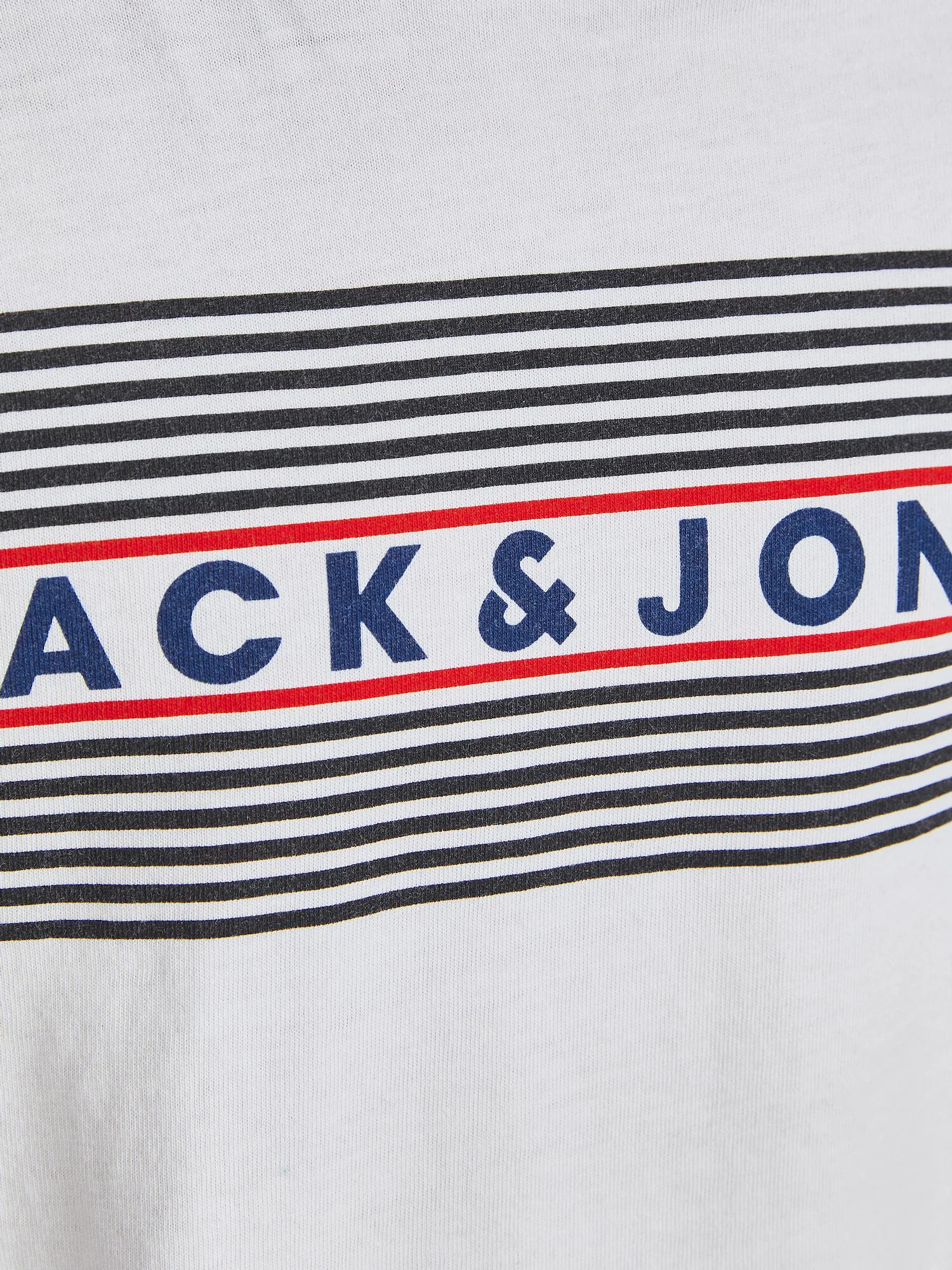 Jack & Jones Junior Tricou bleumarin / roșu rodie / negru / alb - Pled.ro