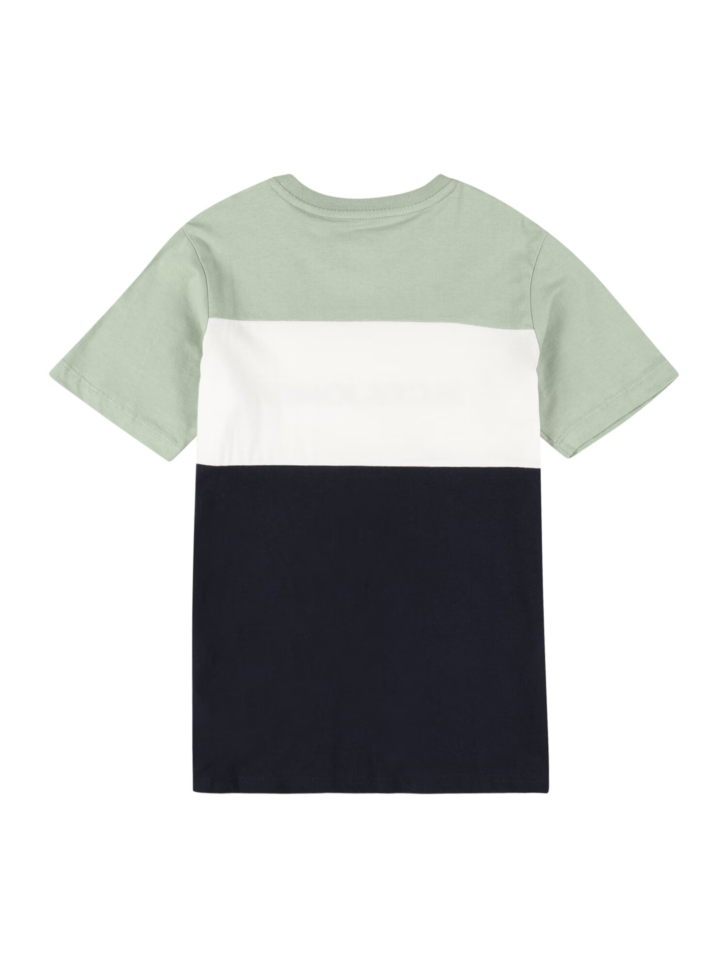 Jack & Jones Junior Tricou bleumarin / verde pastel / alb - Pled.ro