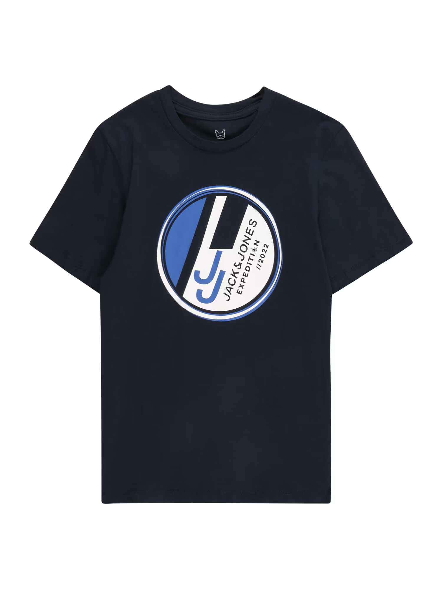 Jack & Jones Junior Tricou 'BOOSTER' albastru / bleumarin / alb - Pled.ro