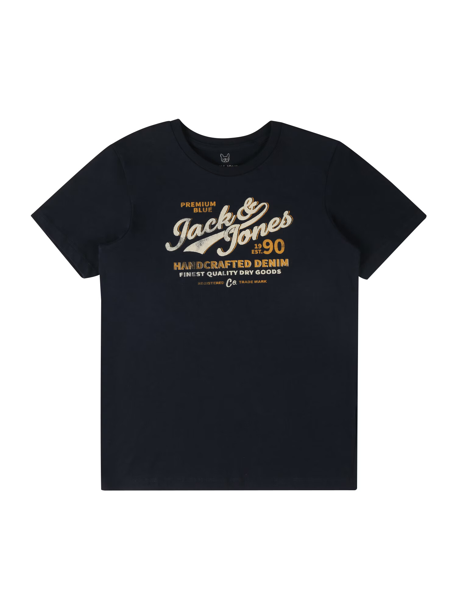 Jack & Jones Junior Tricou 'BOOSTER' bej / bleumarin / maro caramel - Pled.ro