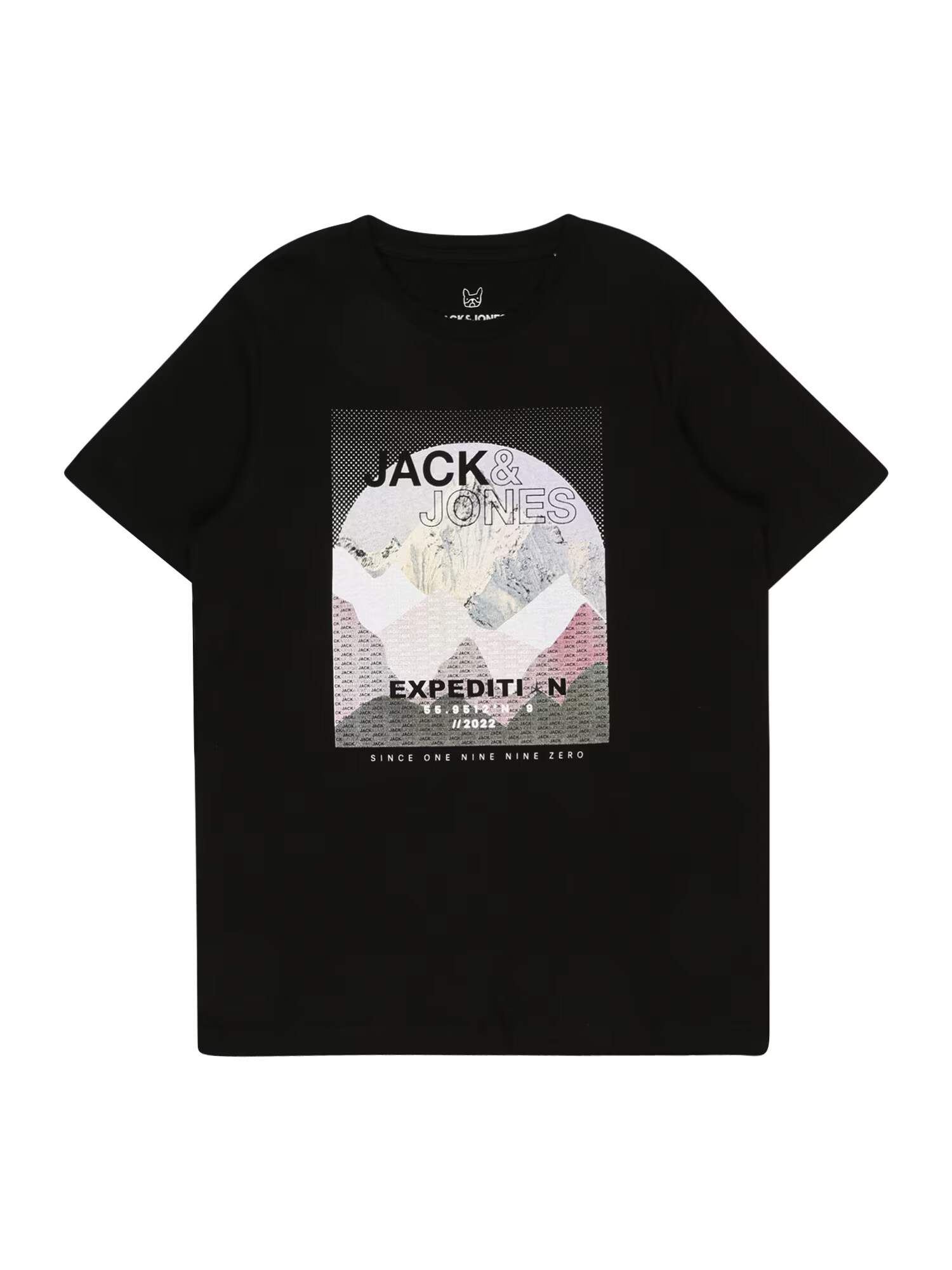 Jack & Jones Junior Tricou 'BOOSTER' galben deschis / gri / roz / negru - Pled.ro