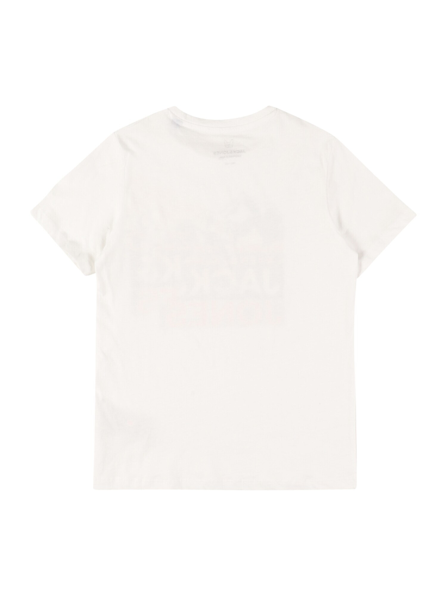 Jack & Jones Junior Tricou 'BOOSTER' gri / portocaliu / negru / alb - Pled.ro