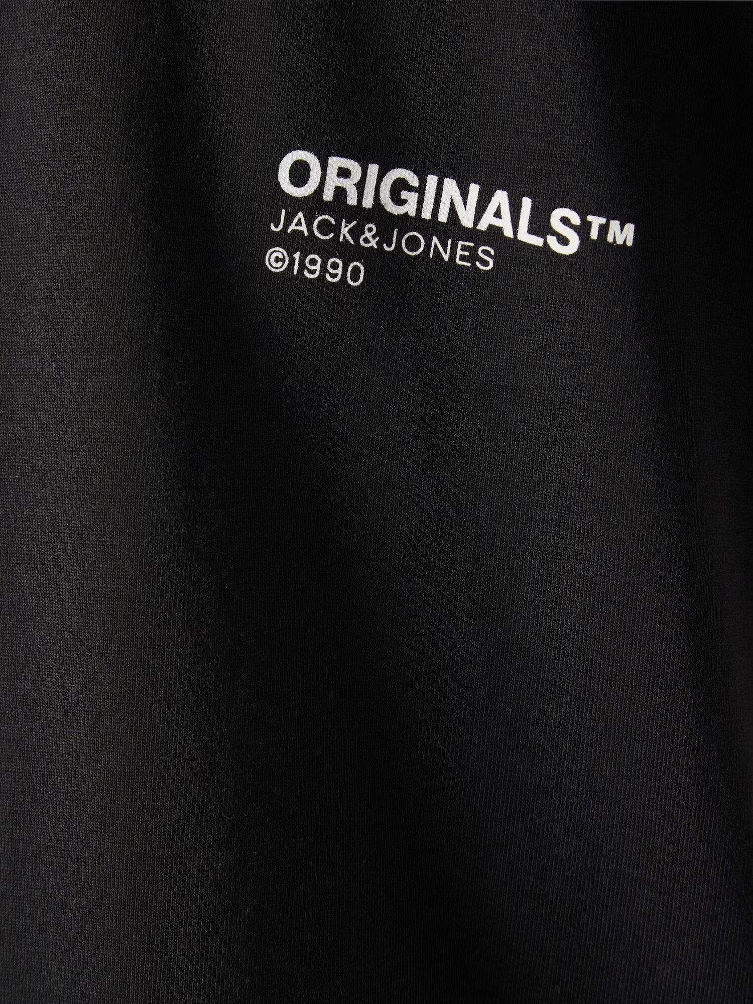 Jack & Jones Junior Tricou 'Clean' negru / alb - Pled.ro