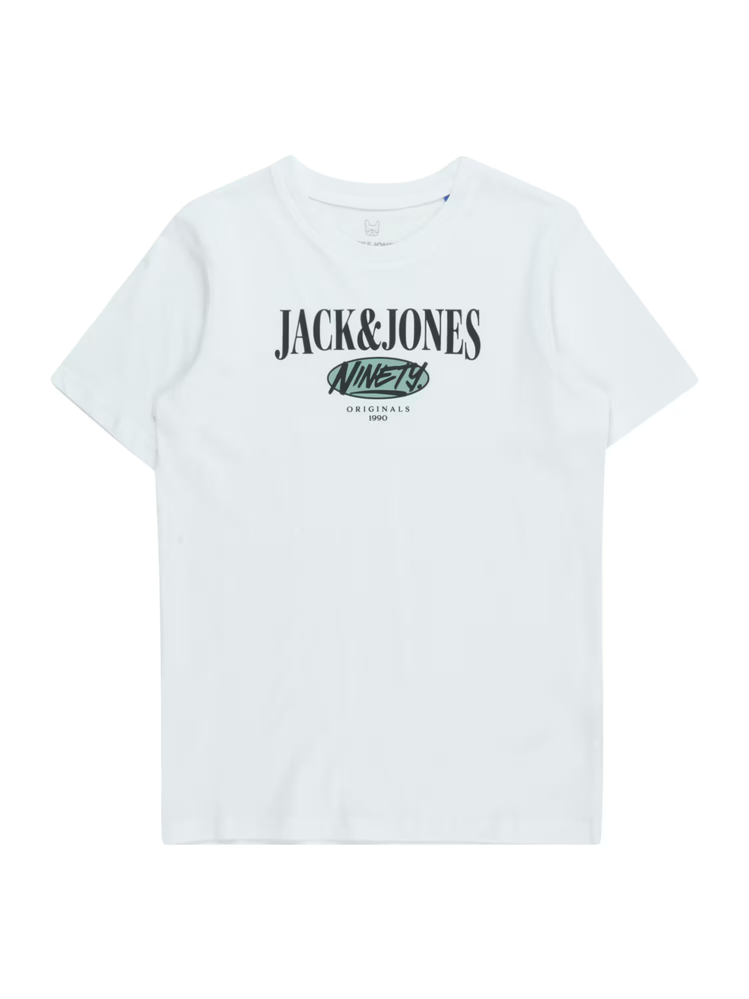 Jack & Jones Junior Tricou 'COBIN' verde / negru / alb - Pled.ro