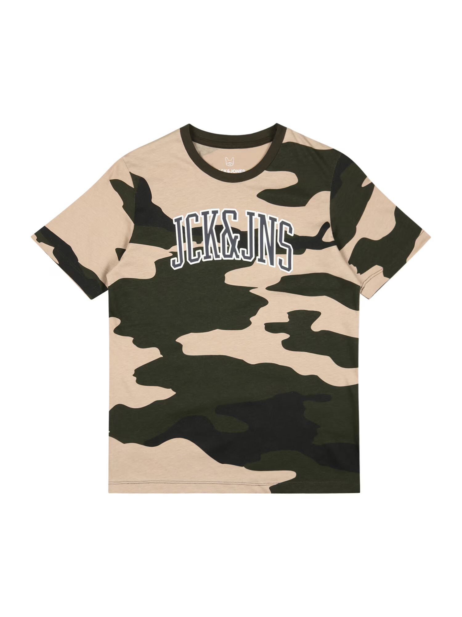 Jack & Jones Junior Tricou 'CONAN' bej / albastru marin / verde închis / alb - Pled.ro