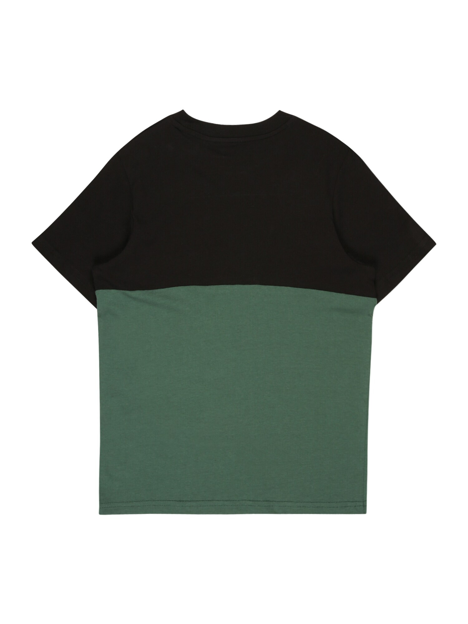 Jack & Jones Junior Tricou 'COPENHAGEN' verde smarald / negru / alb - Pled.ro