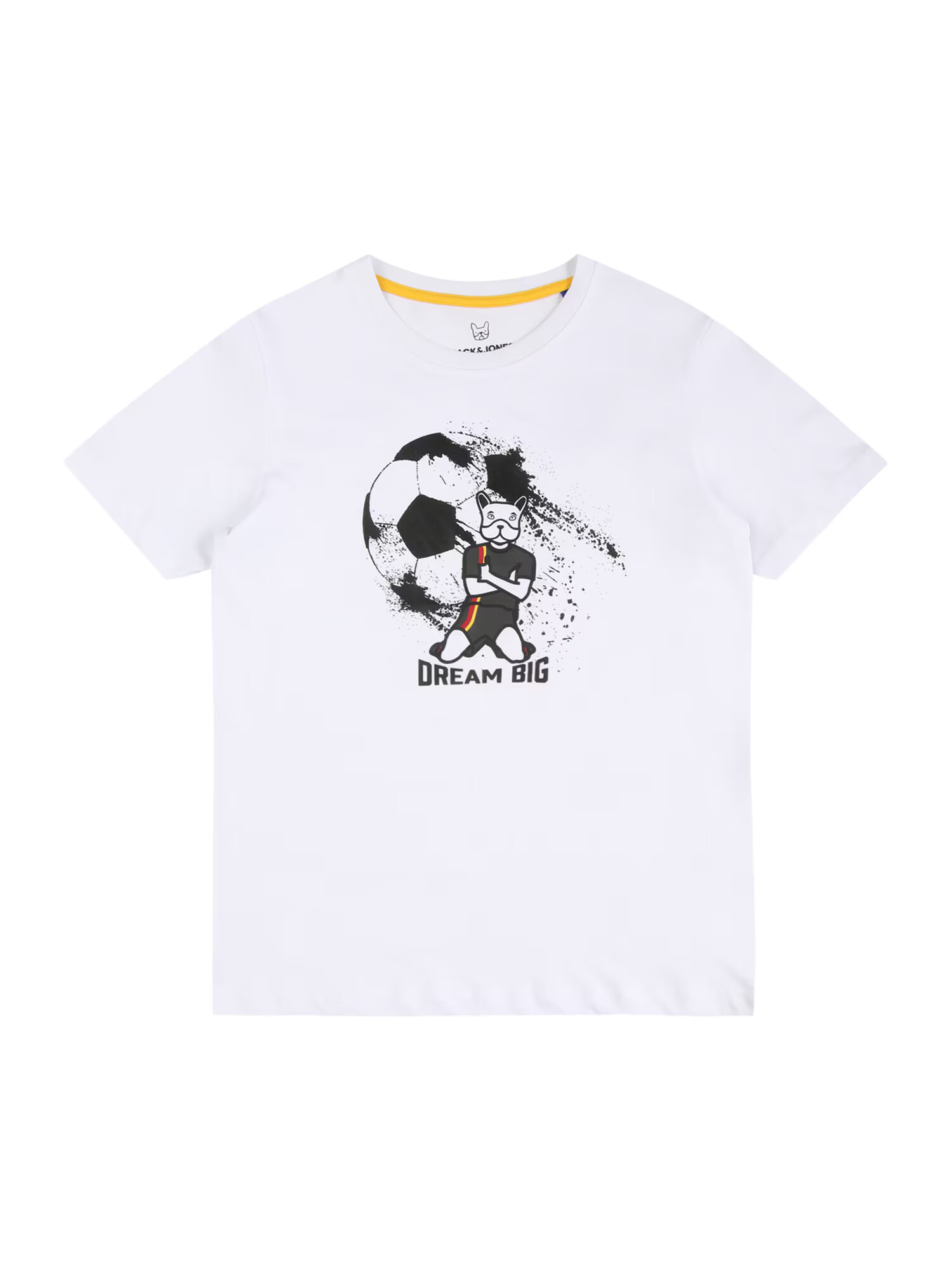 Jack & Jones Junior Tricou 'Dream' roșu / negru / alb - Pled.ro