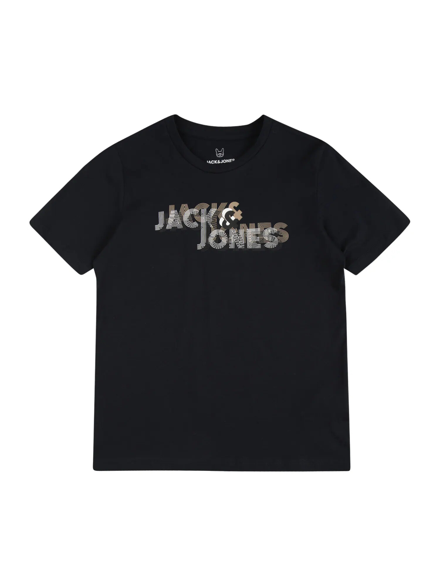 Jack & Jones Junior Tricou 'FRIDAY' bej / bleumarin / alb - Pled.ro