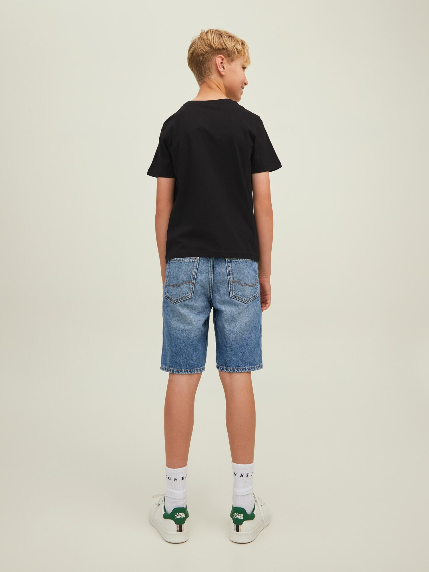 Jack & Jones Junior Tricou galben citron / negru / alb - Pled.ro