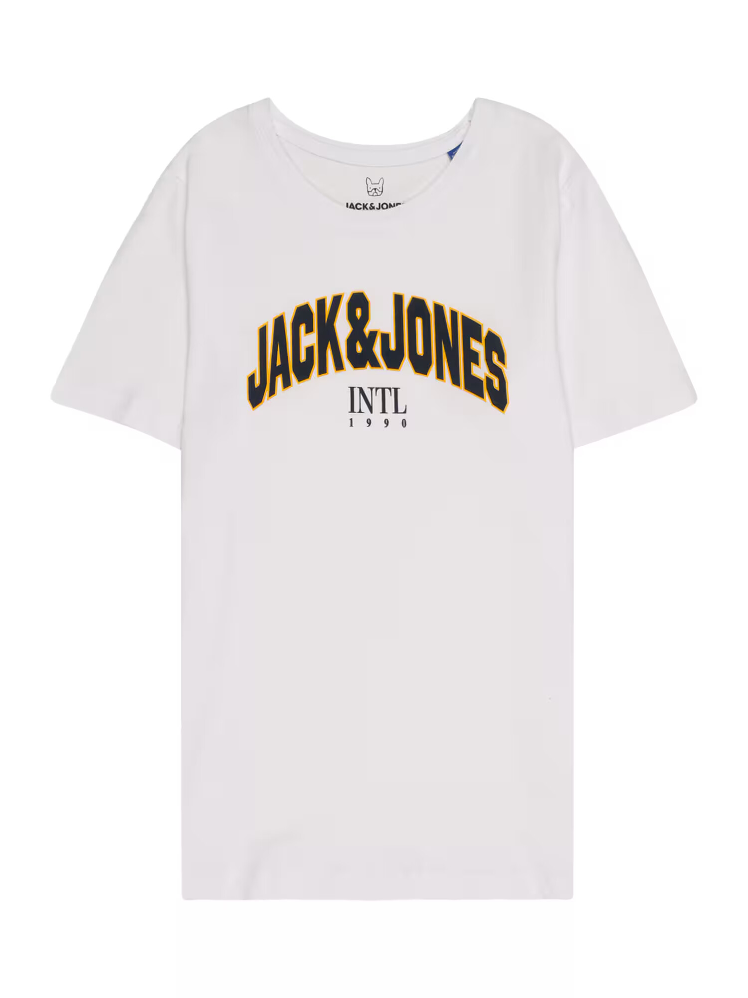 Jack & Jones Junior Tricou galben / negru / alb - Pled.ro