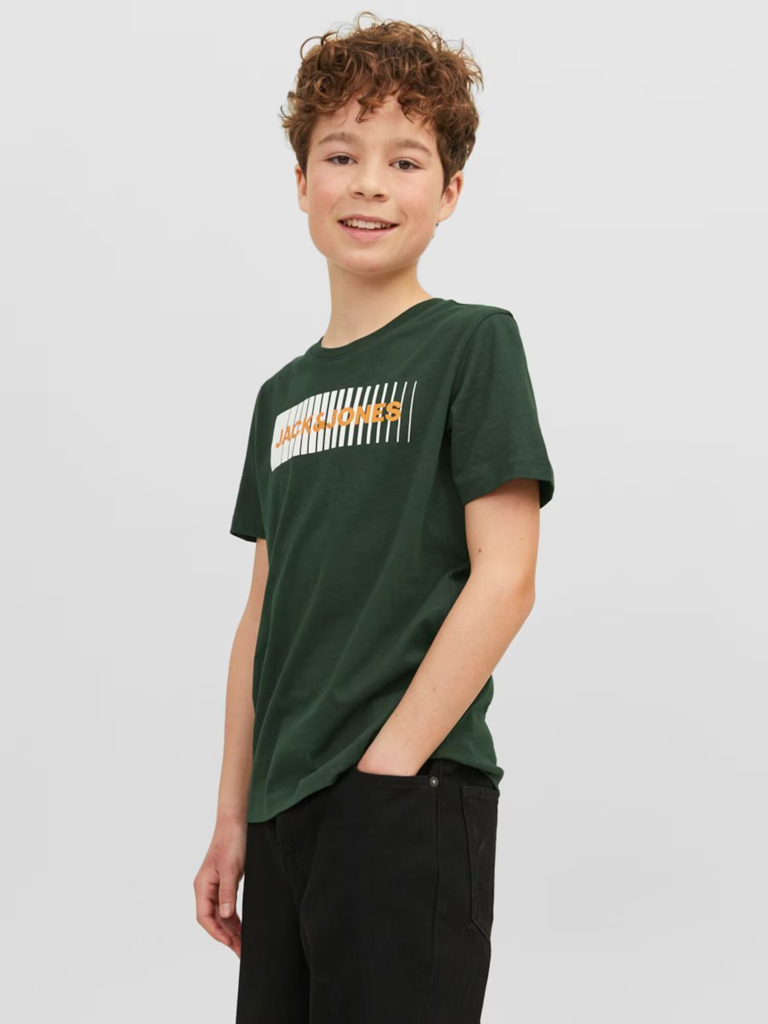 Jack & Jones Junior Tricou galben / verde / alb - Pled.ro