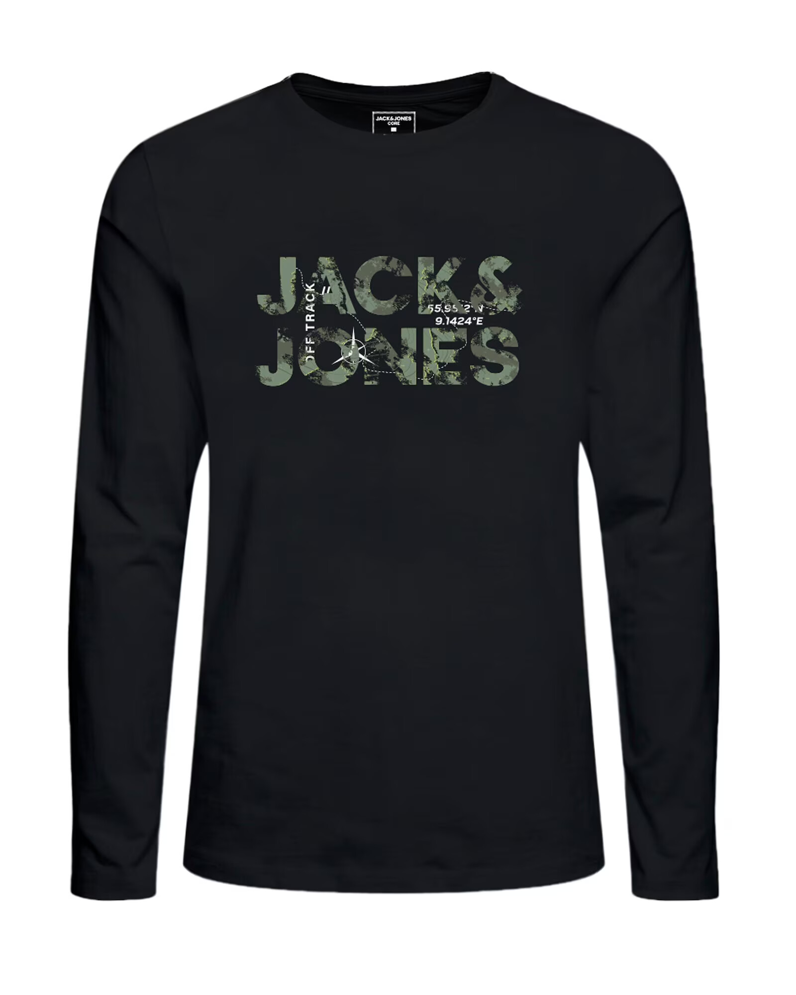 Jack & Jones Junior Tricou kaki / verde deschis / negru / alb - Pled.ro