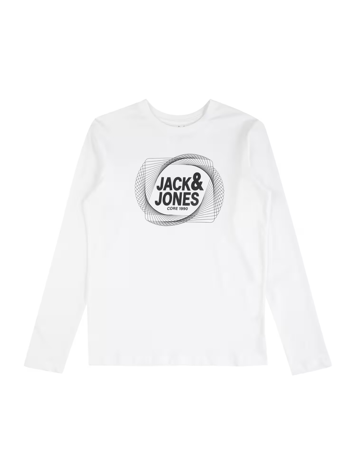 Jack & Jones Junior Tricou 'Luca' negru / alb - Pled.ro