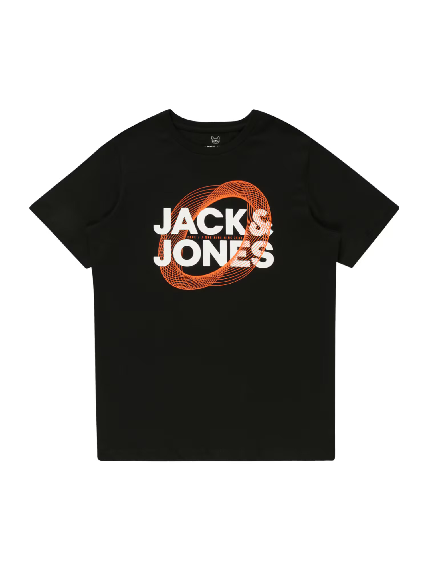 Jack & Jones Junior Tricou 'LUCA' portocaliu / negru / alb - Pled.ro