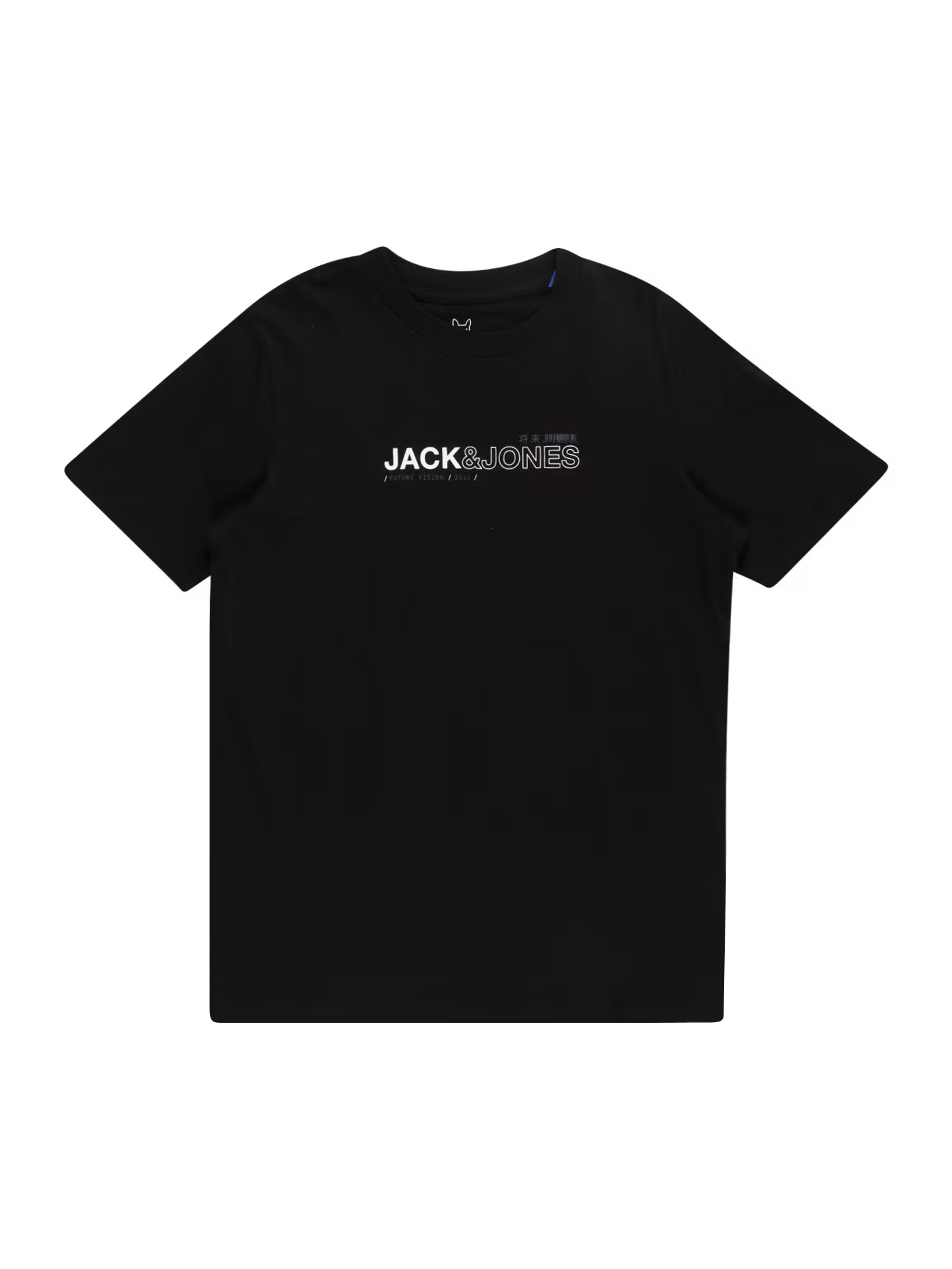 Jack & Jones Junior Tricou 'MONO' negru / alb - Pled.ro