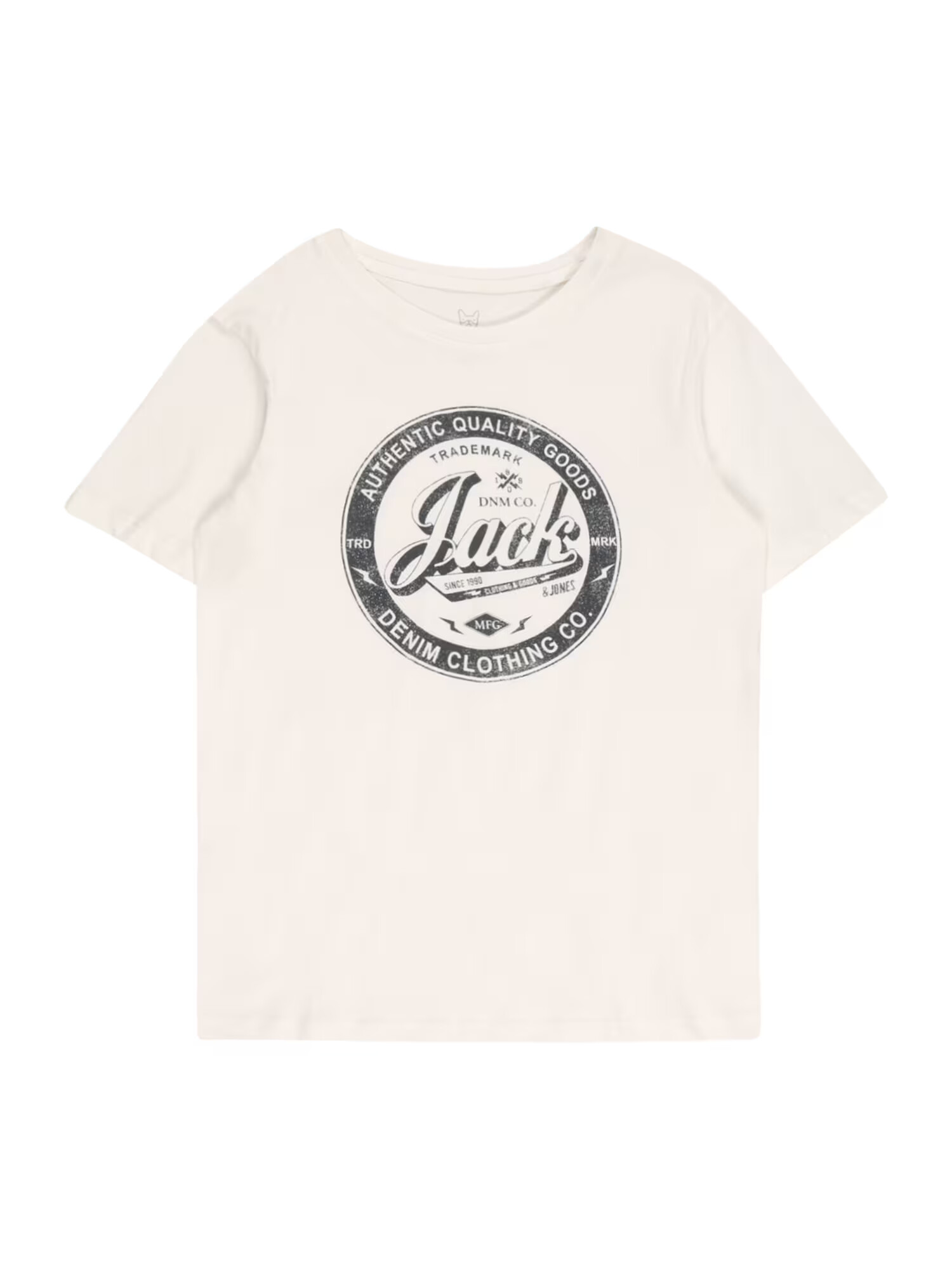 Jack & Jones Junior Tricou negru / alb - Pled.ro