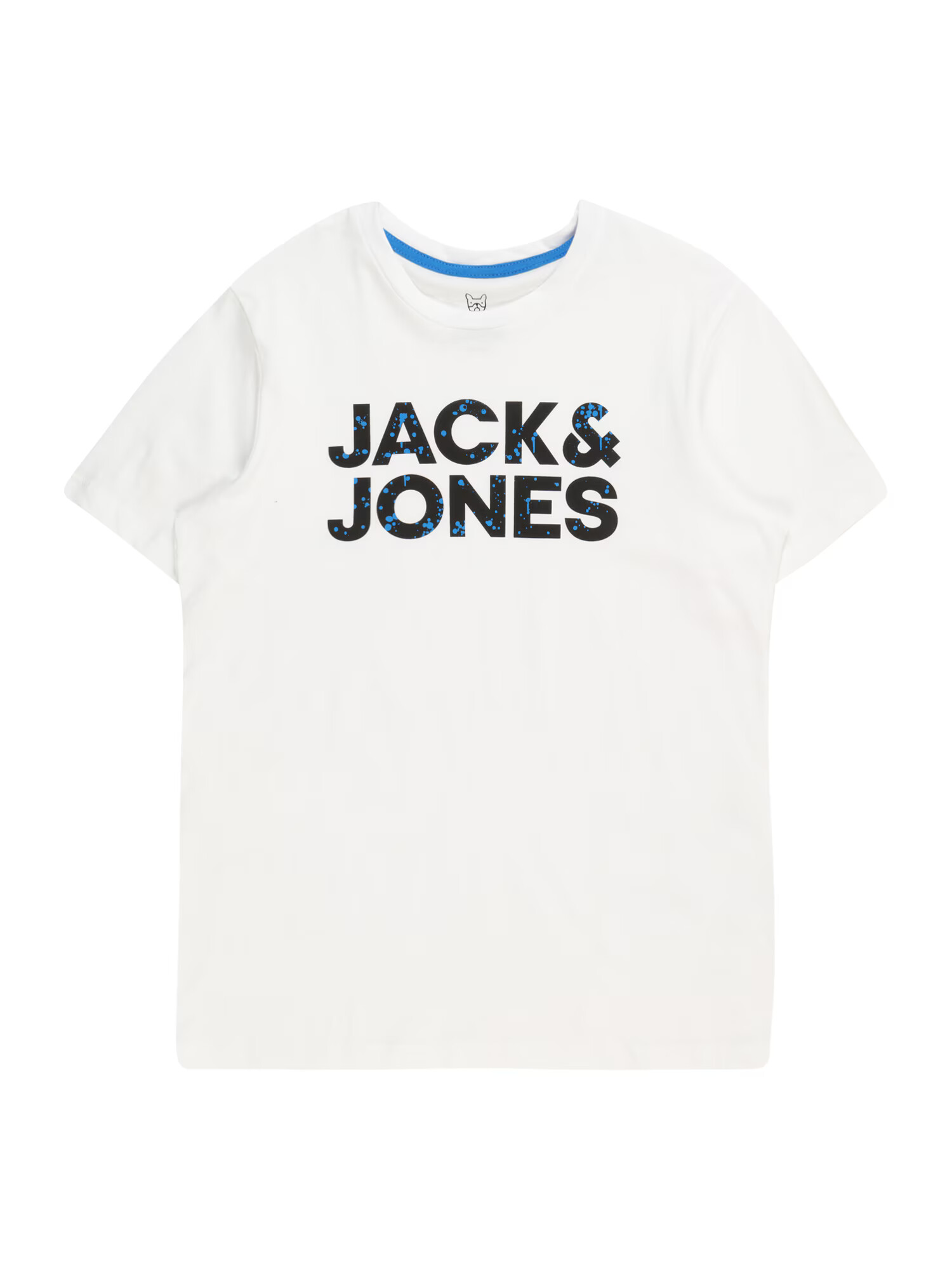 Jack & Jones Junior Tricou 'NEON' albastru / negru / alb - Pled.ro