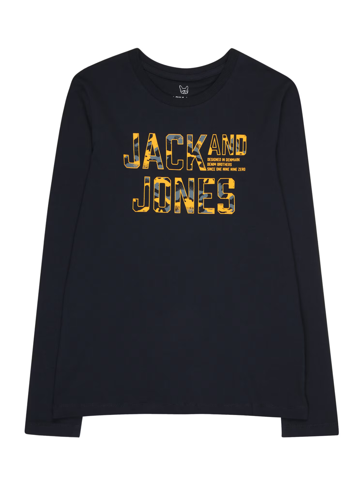 Jack & Jones Junior Tricou 'PEACE WALKER' bleumarin / opal / galben - Pled.ro