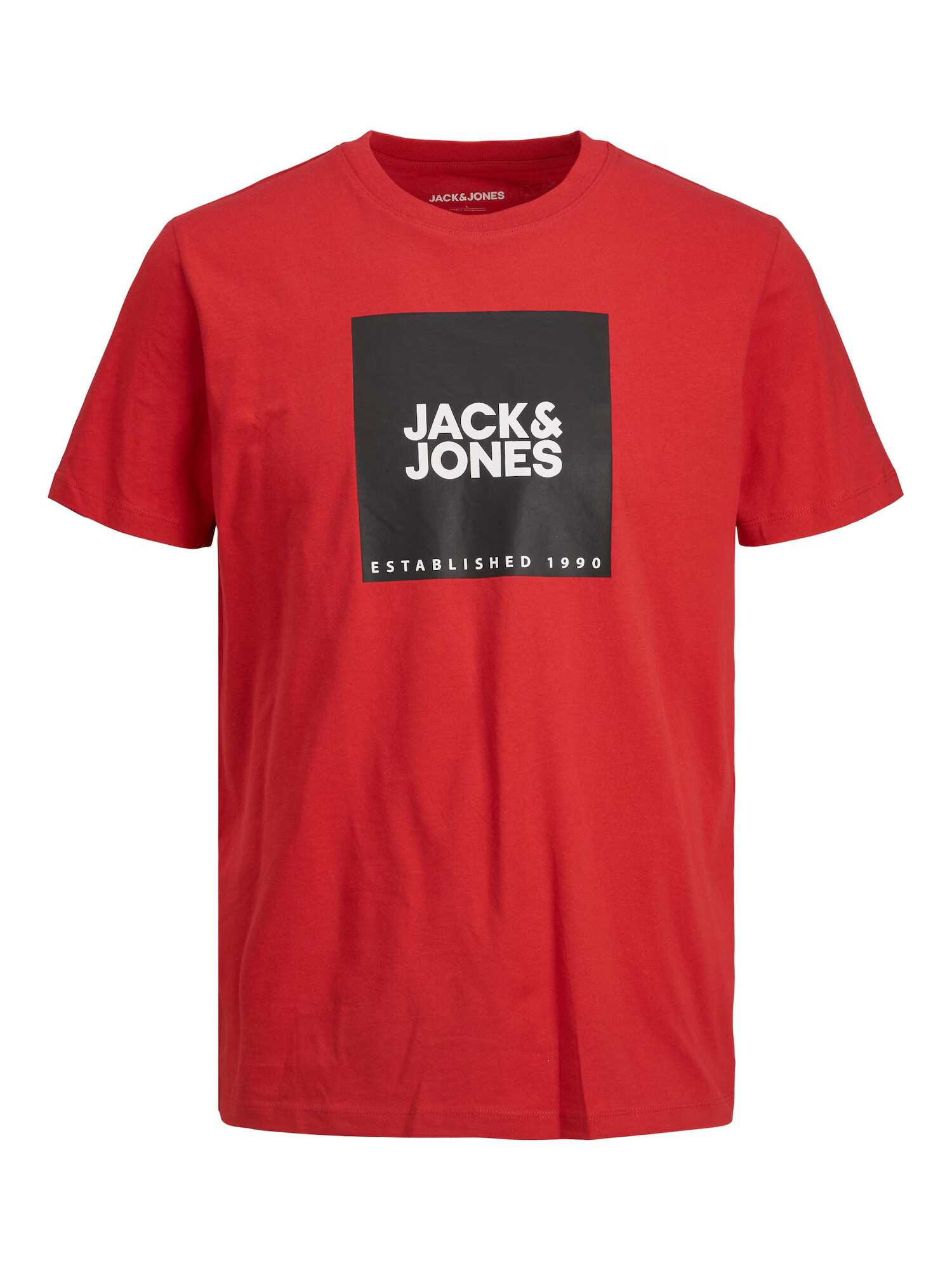 Jack & Jones Junior Tricou roșu / negru / alb - Pled.ro