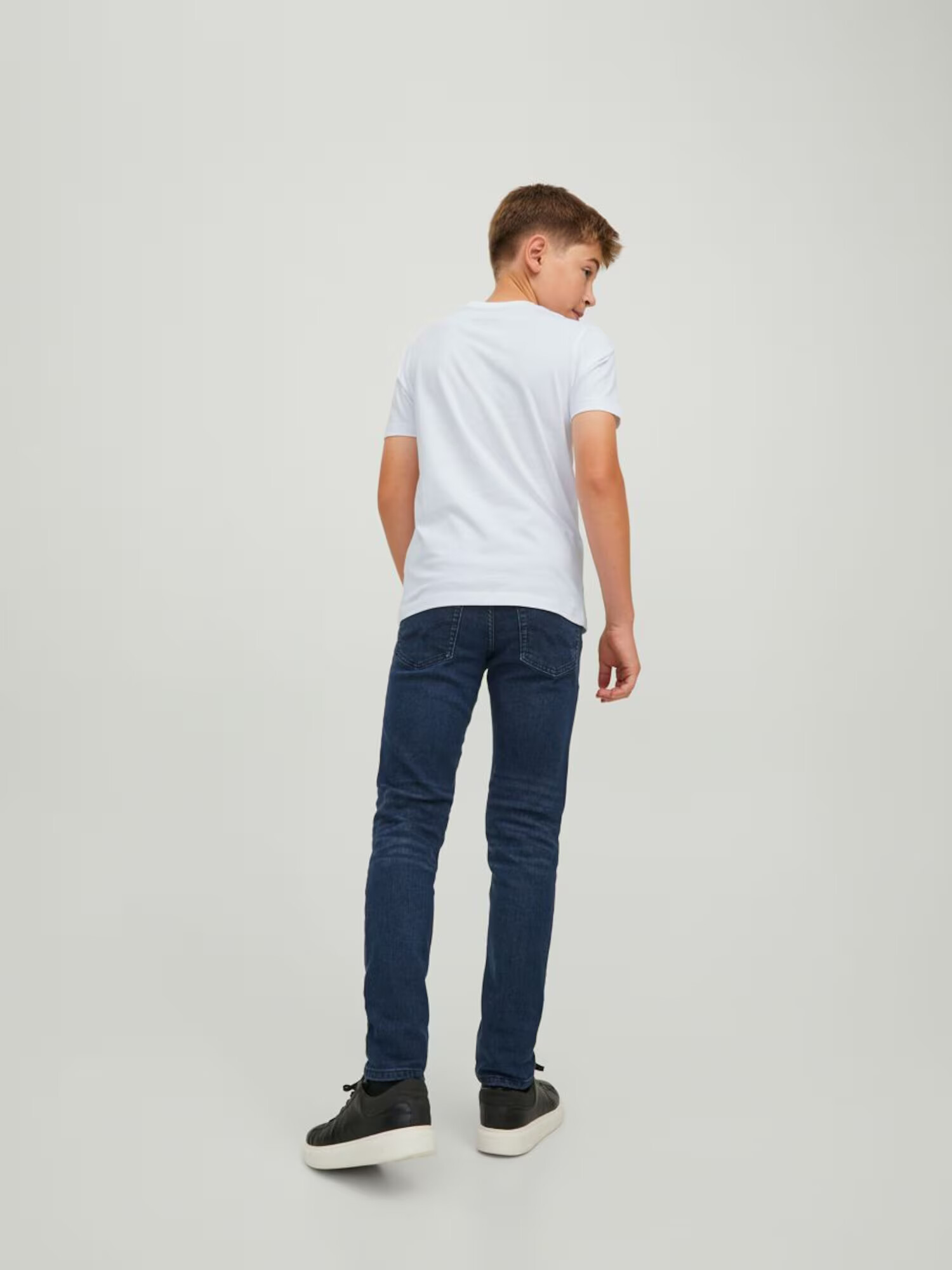 Jack & Jones Junior Tricou roșu / negru / alb - Pled.ro