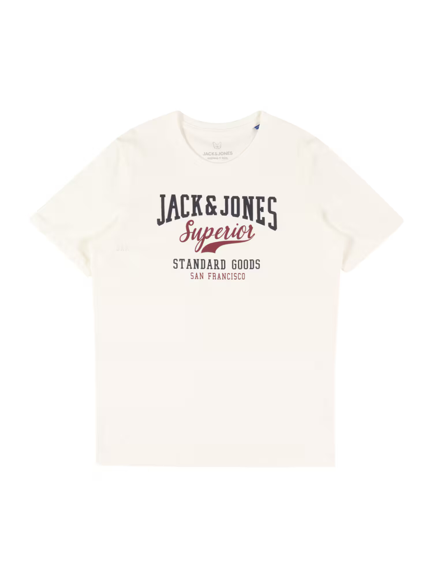 Jack & Jones Junior Tricou roșu / negru / alb - Pled.ro