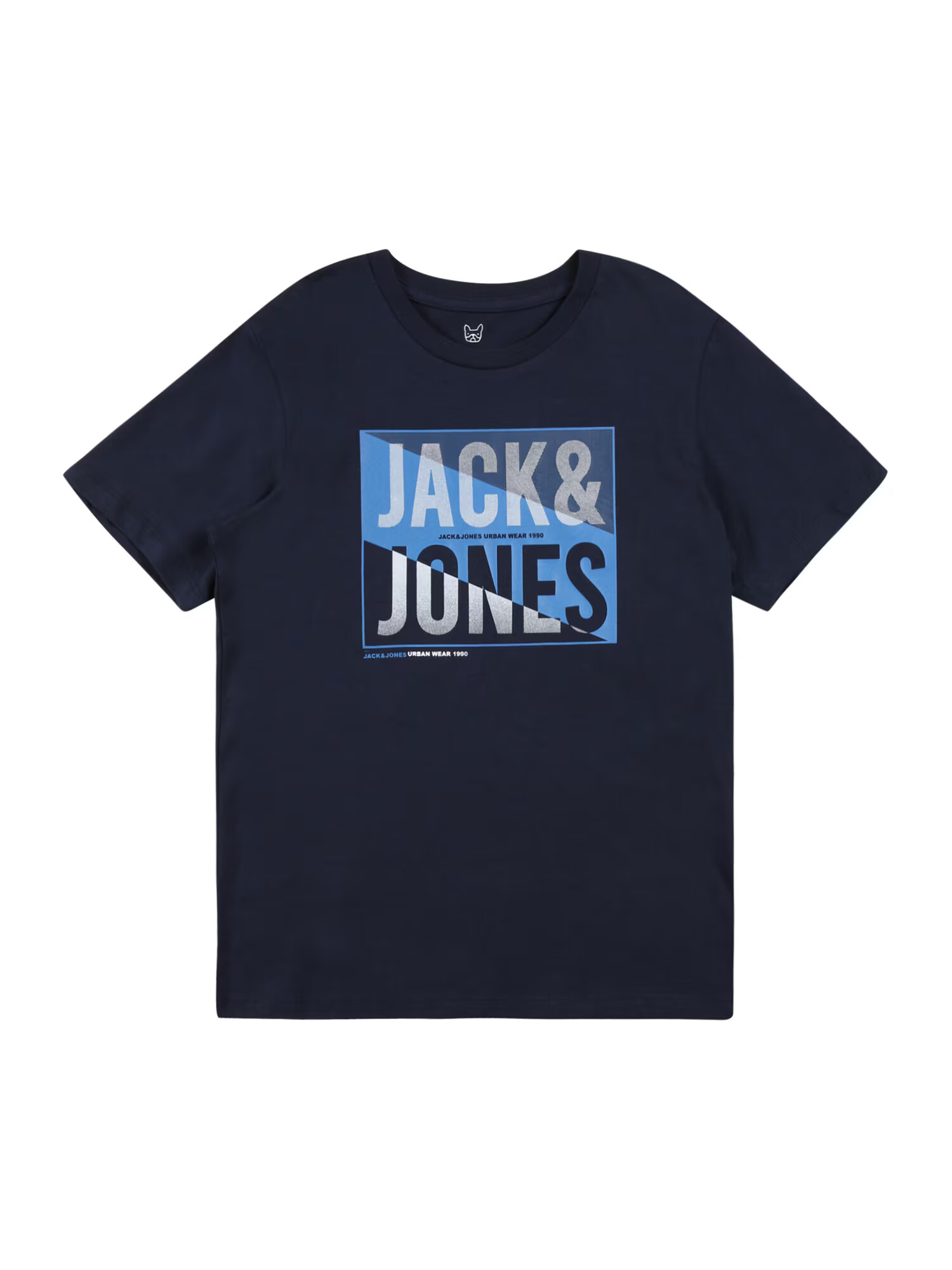 Jack & Jones Junior Tricou 'SCOTT' albastru / bleumarin / gri / alb - Pled.ro