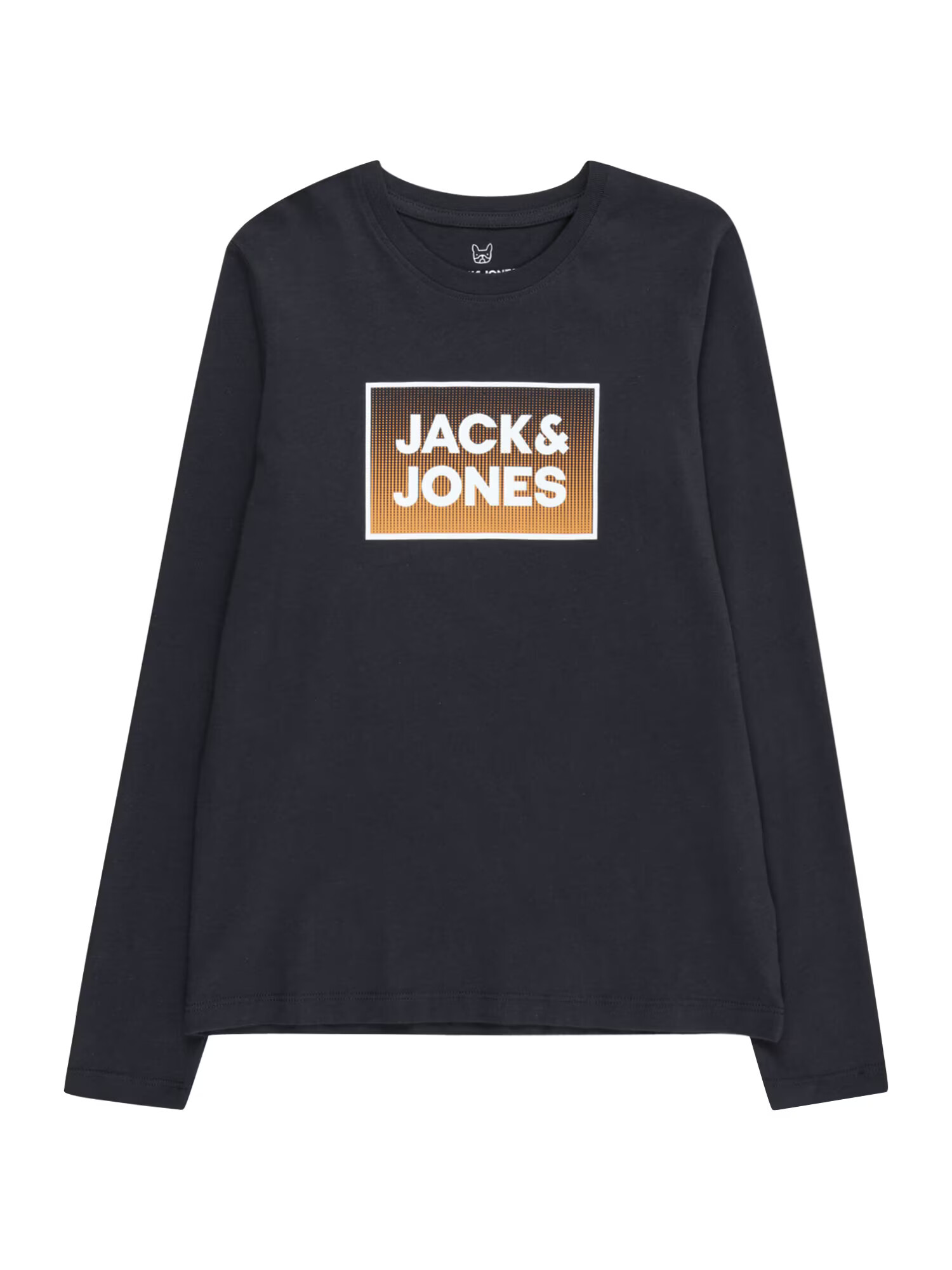 Jack & Jones Junior Tricou 'STEEL' bleumarin / portocaliu / alb - Pled.ro