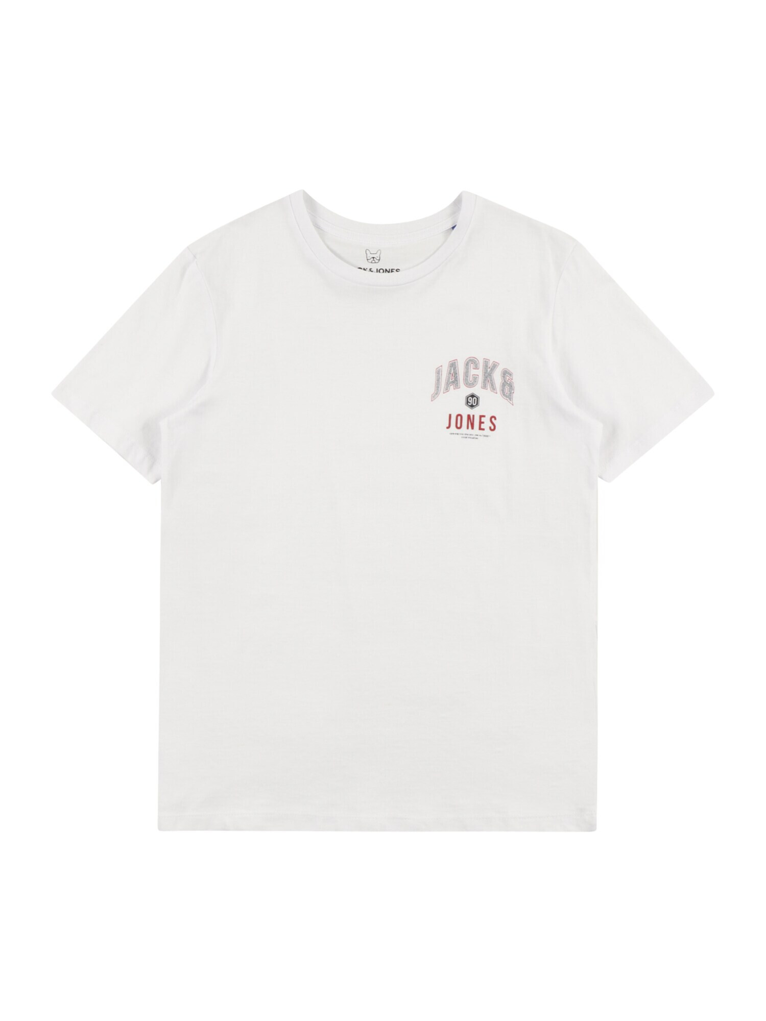 Jack & Jones Junior Tricou 'THOMAS' bleumarin / roși aprins / alb murdar - Pled.ro