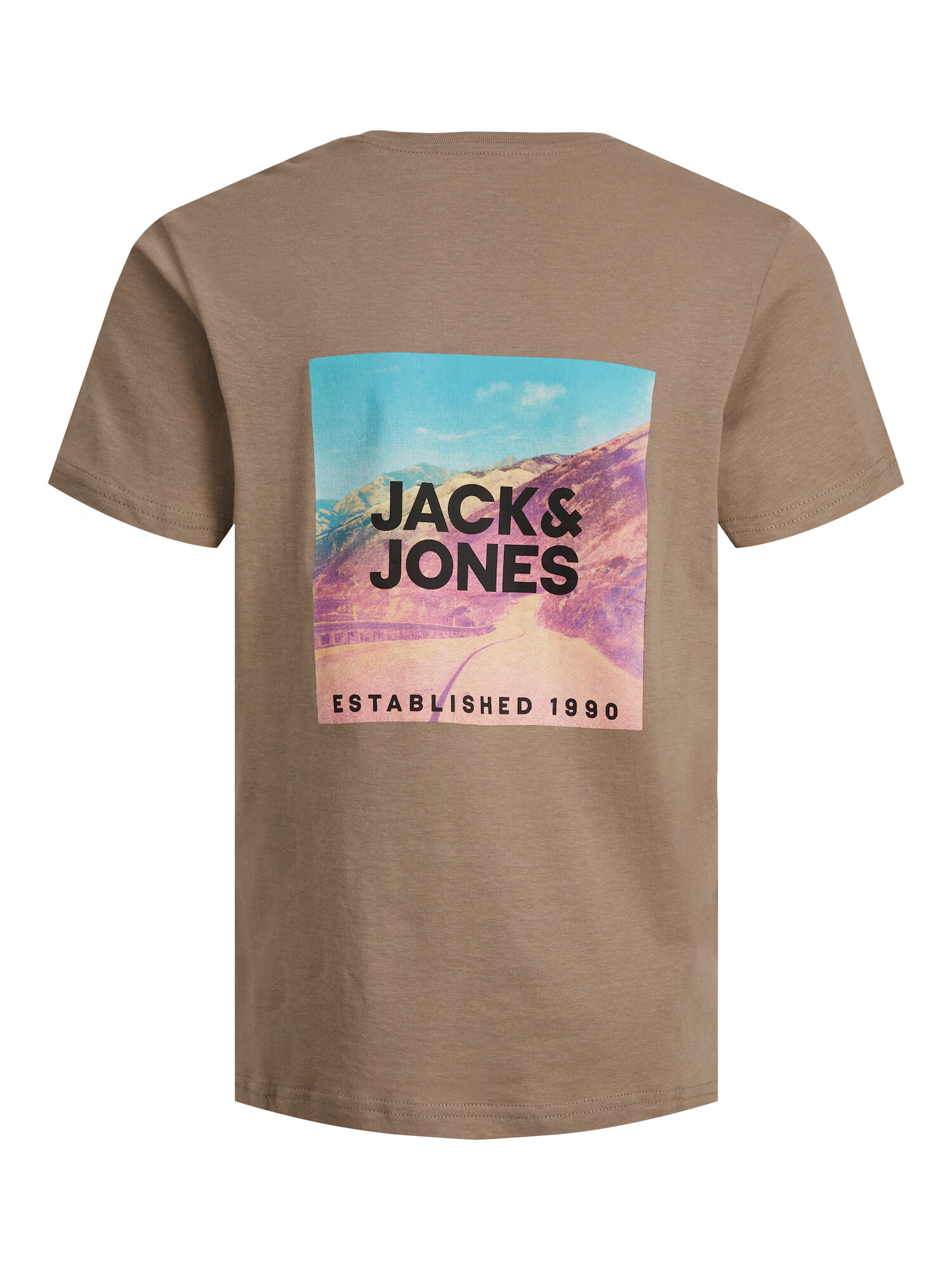 Jack & Jones Junior Tricou 'You' albastru deschis / maro deschis / roz deschis / negru - Pled.ro